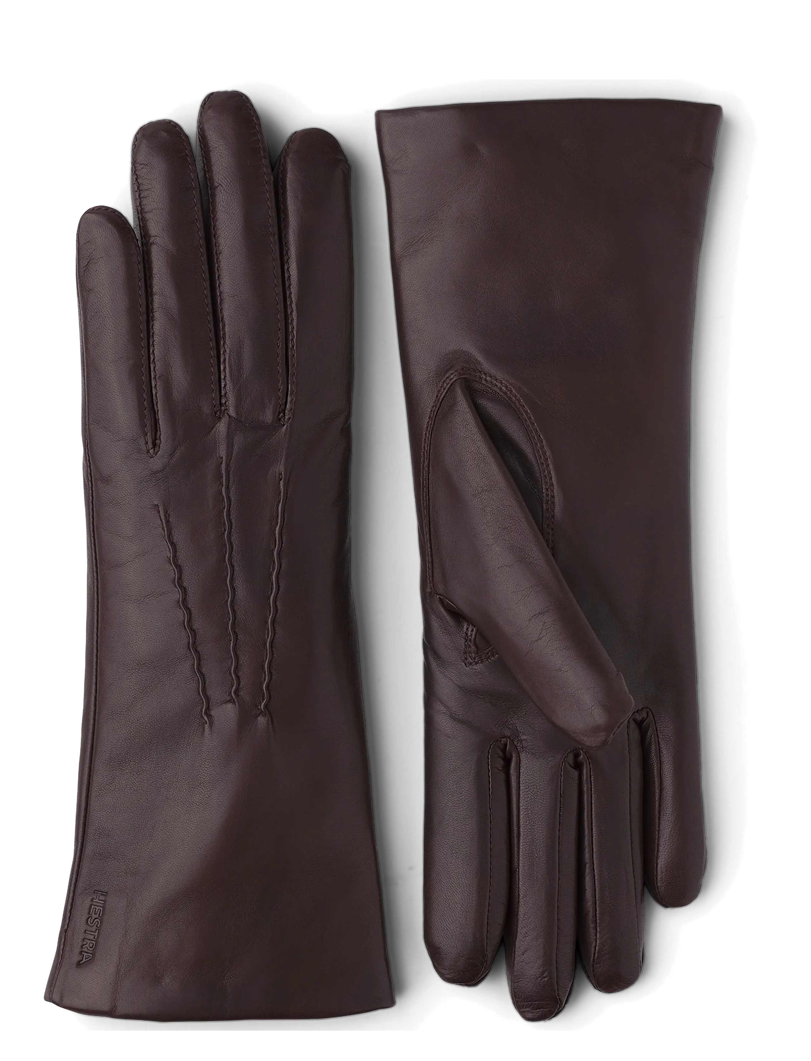 Hestra Isabel - Nahast kindad - ESPRESSO / brown