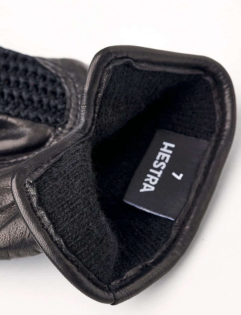 Hestra - Anna Black/Black - læderhandsker - black/black - 3