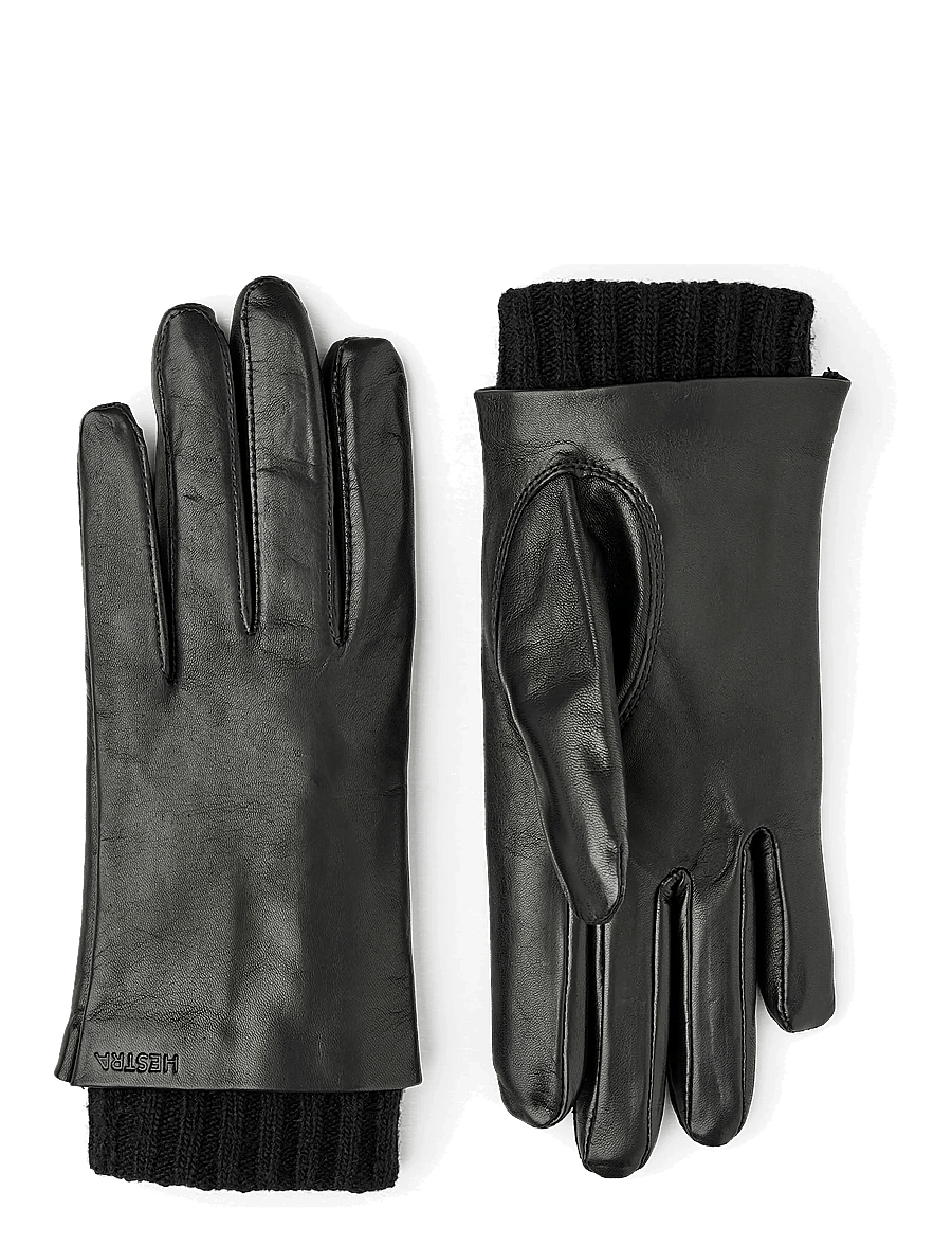 Hestra - Megan - leather gloves - black - 0