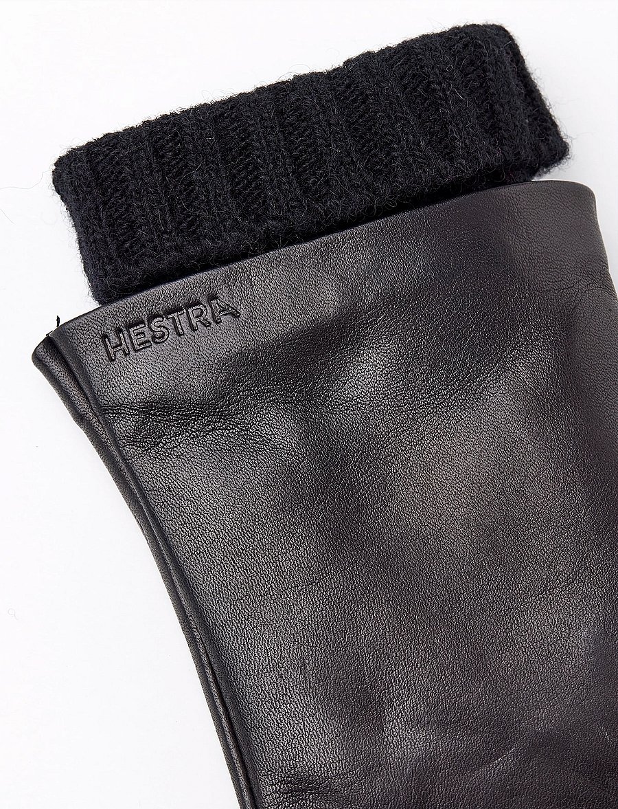 Hestra - Megan - leather gloves - black - 1
