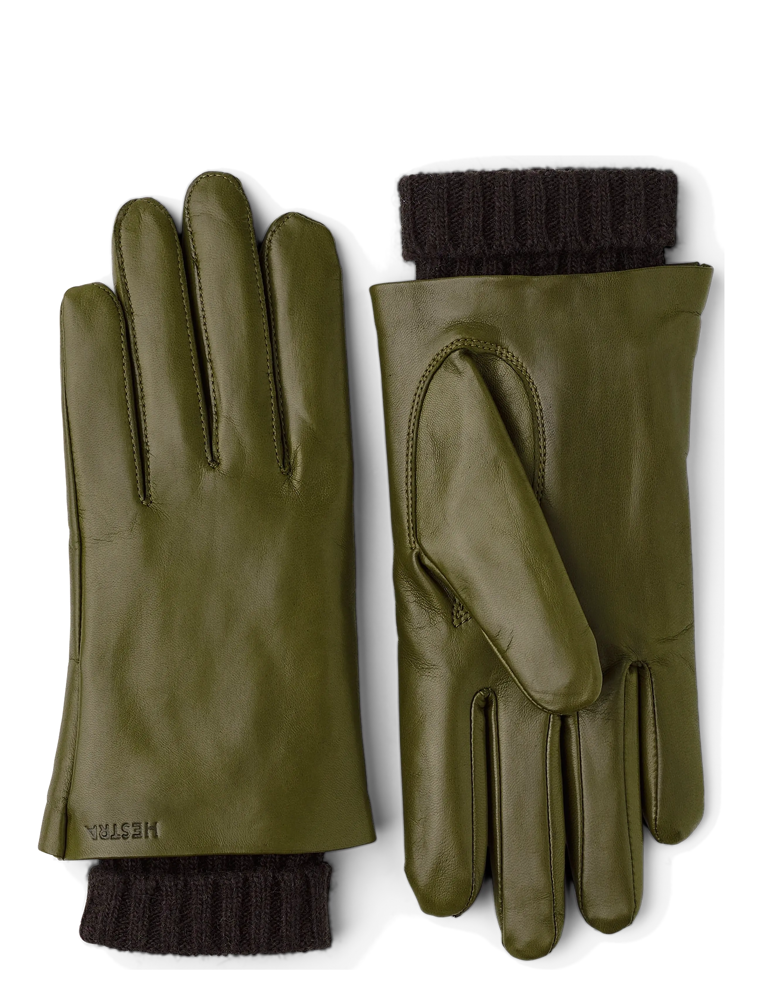 Hestra Megan, 7, Gloves, Khakigrün - Finger Frauen