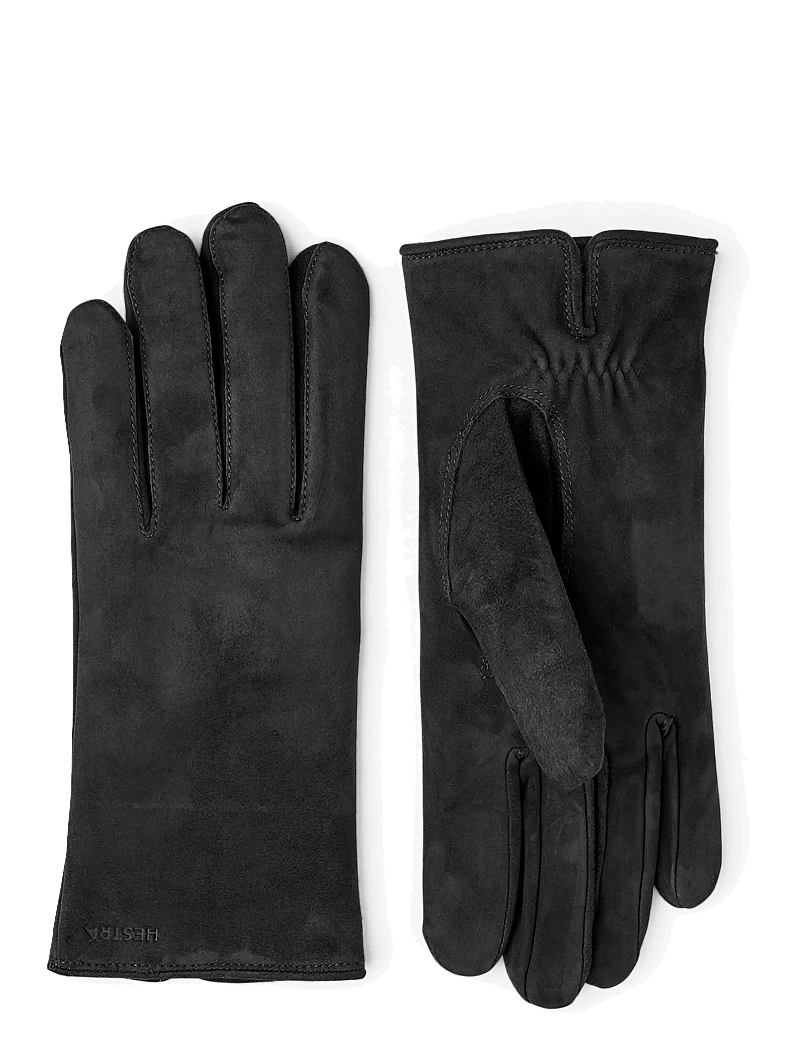 Hestra - Helen Dark olive - nahast kindad - black - 1