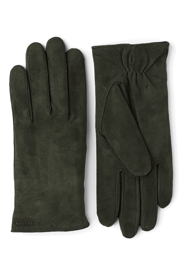 Hestra - Helen Dark olive - leren handschoenen - dark olive - 0