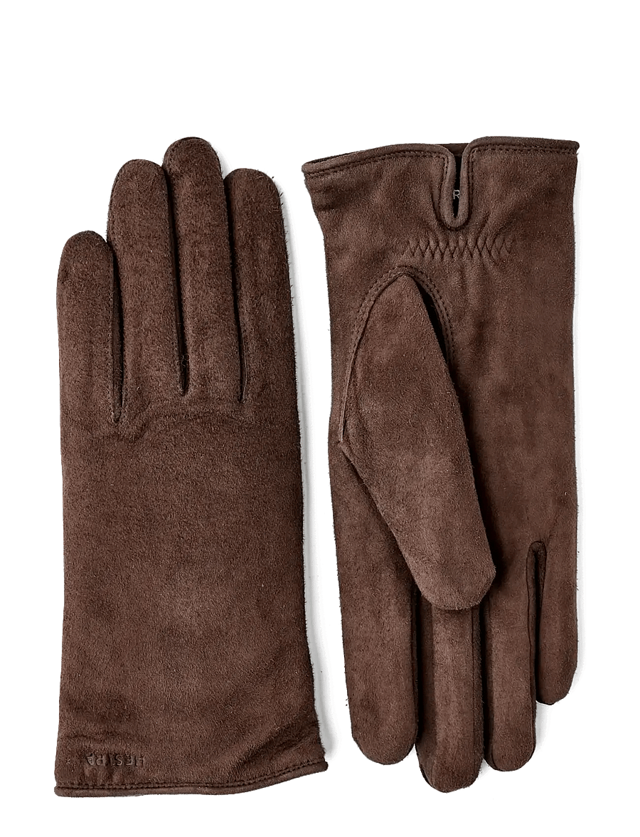 Hestra - Helen Dark olive - skinnhandskar - marron - 0