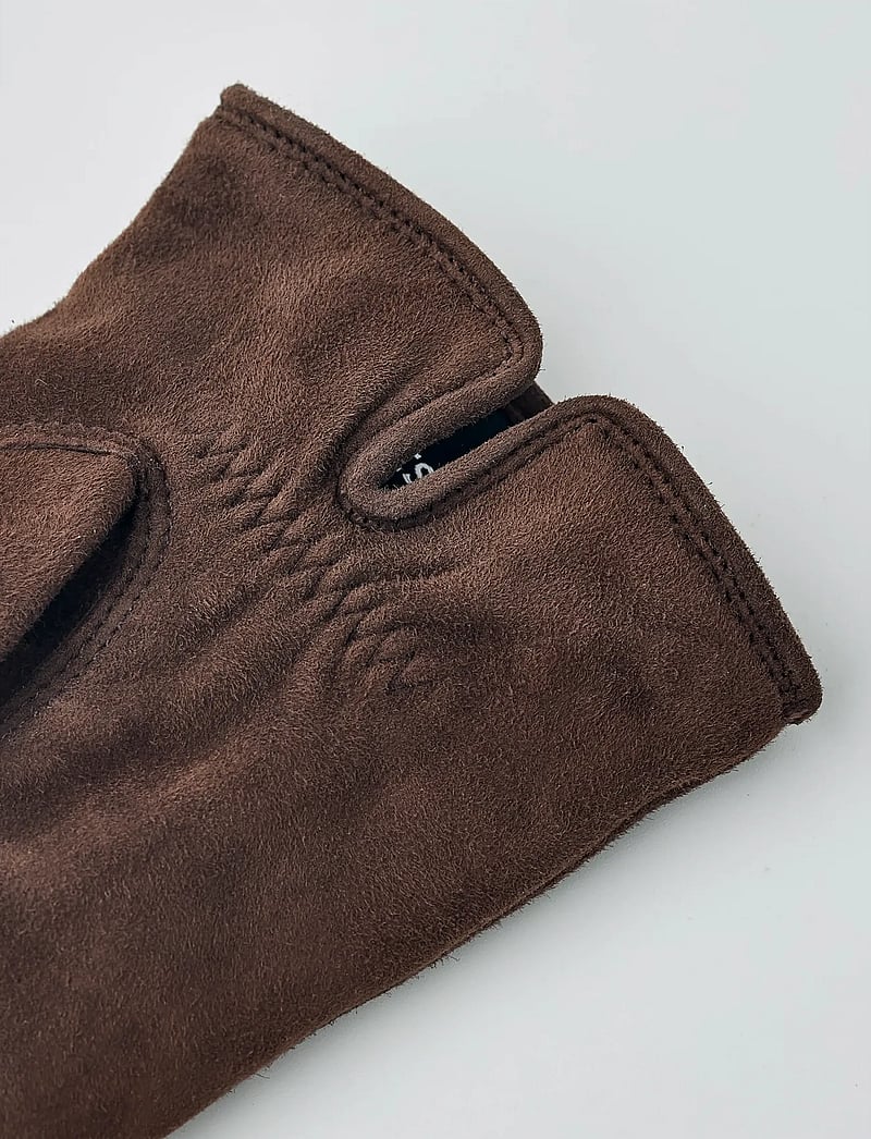 Hestra - Helen Dark olive - læderhandsker - marron - 1