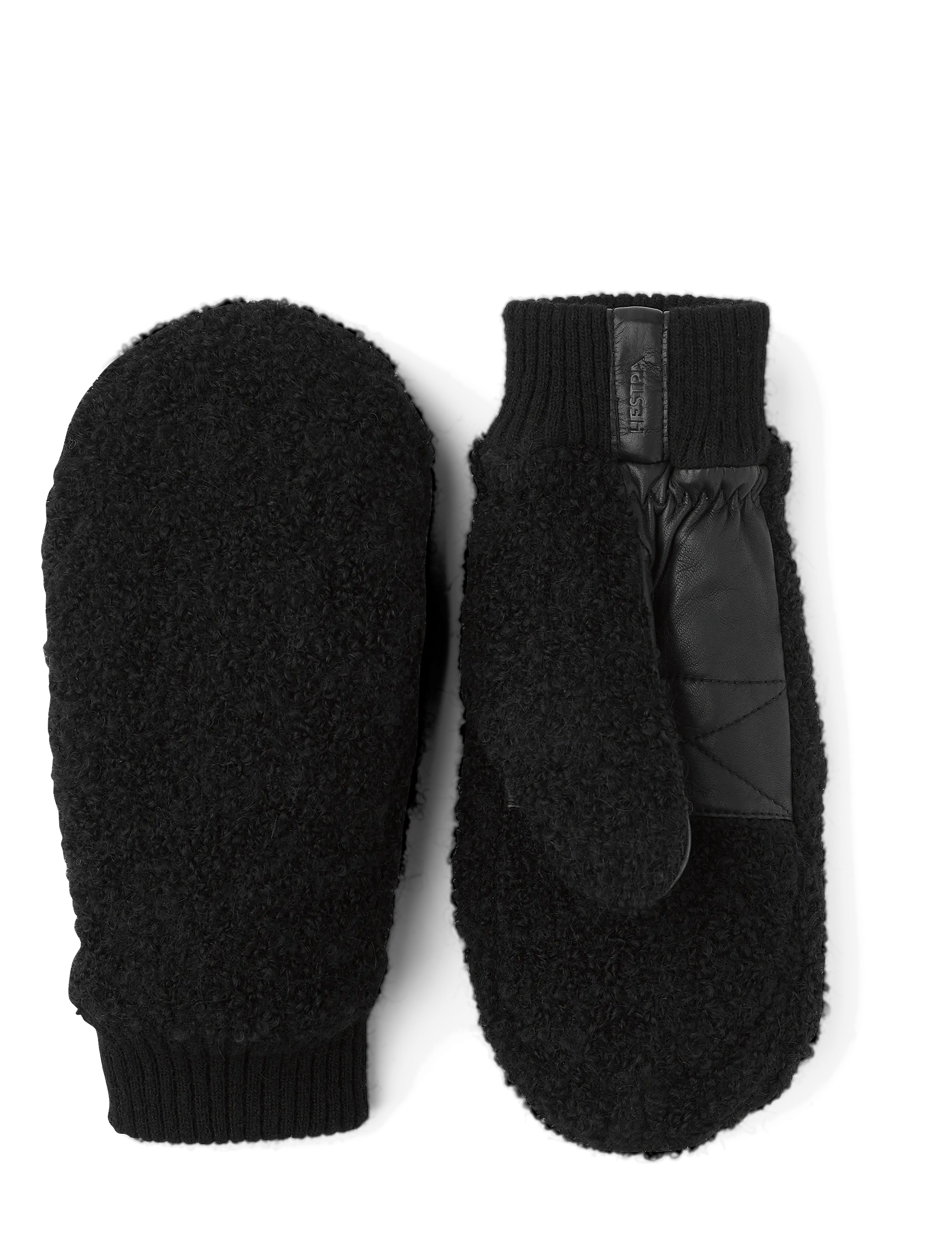 Hestra Emilia Black/Black - Fäustlinge - BLACK/BLACK / black