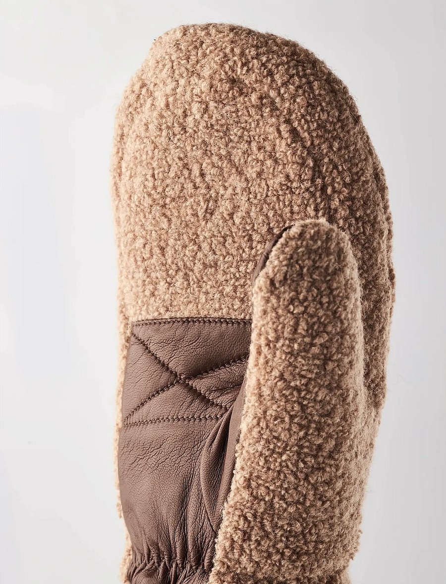 Hestra - Emilia Black/Black - fäustlinge - camel/light brown - 2