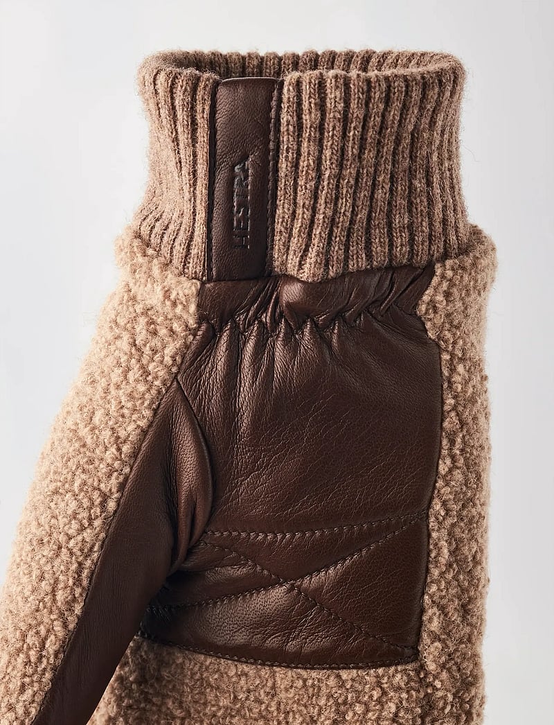 Hestra - Emilia Black/Black - fäustlinge - camel/light brown - 3