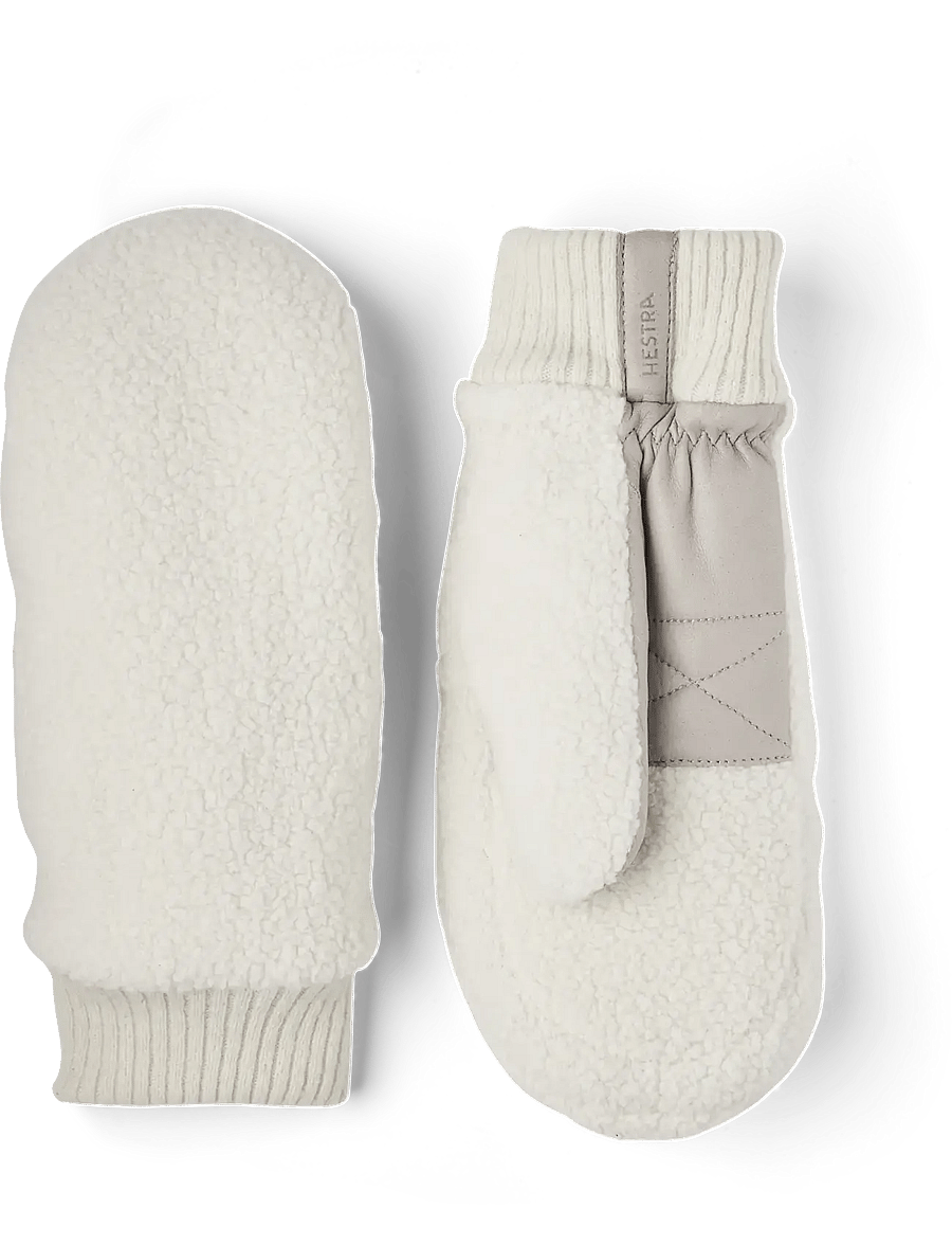 Hestra - Emilia - fäustlinge - offwhite/natural grey - 1