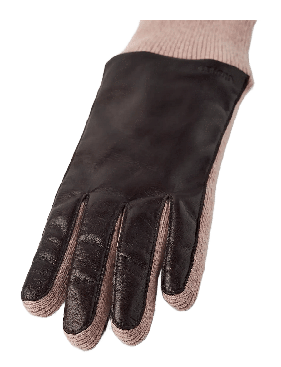 Hestra - Jeanne - nahast kindad - chocolate/tabac - 1
