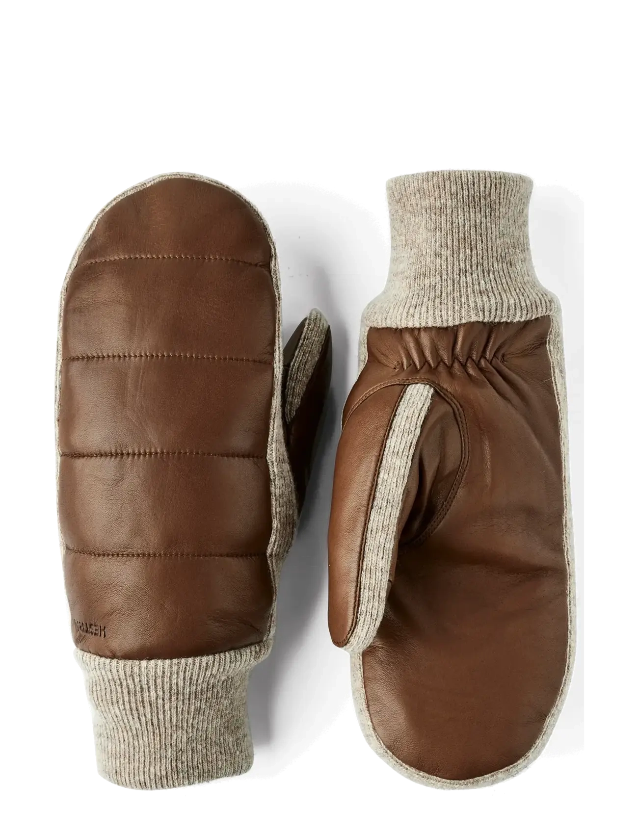 Hestra Jeanne - Nahast kindad - LIGHT BROWN / brown