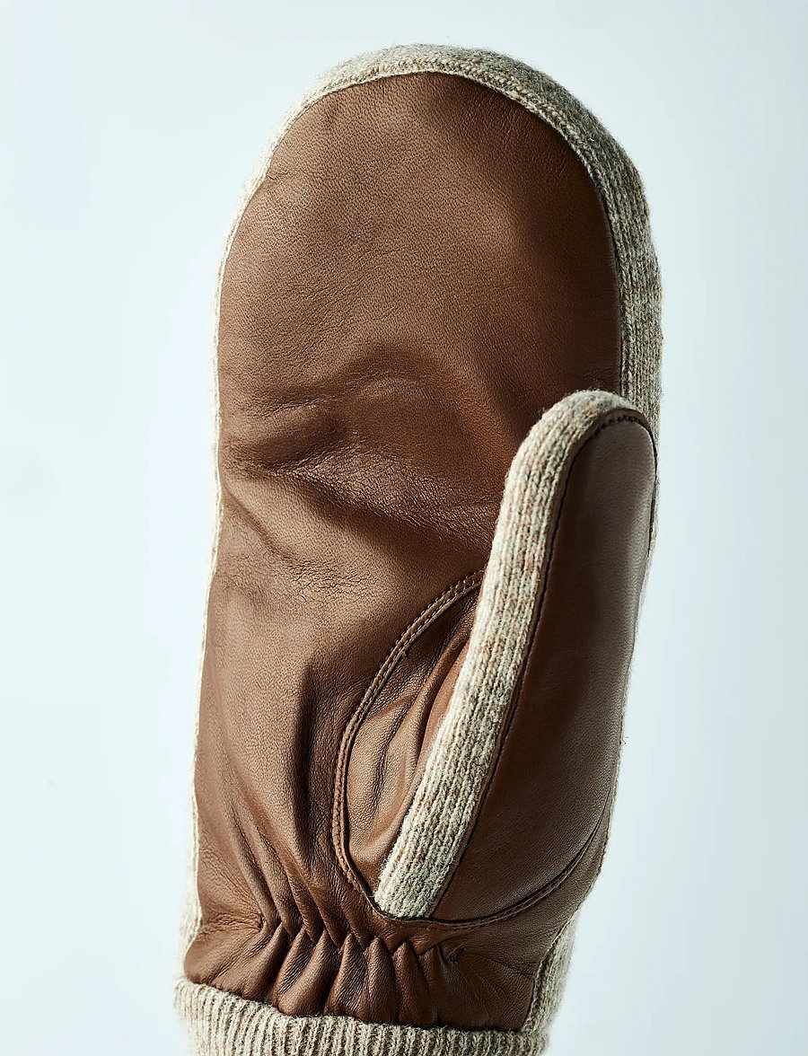 Hestra - Jeanne - nahast kindad - light brown - 2