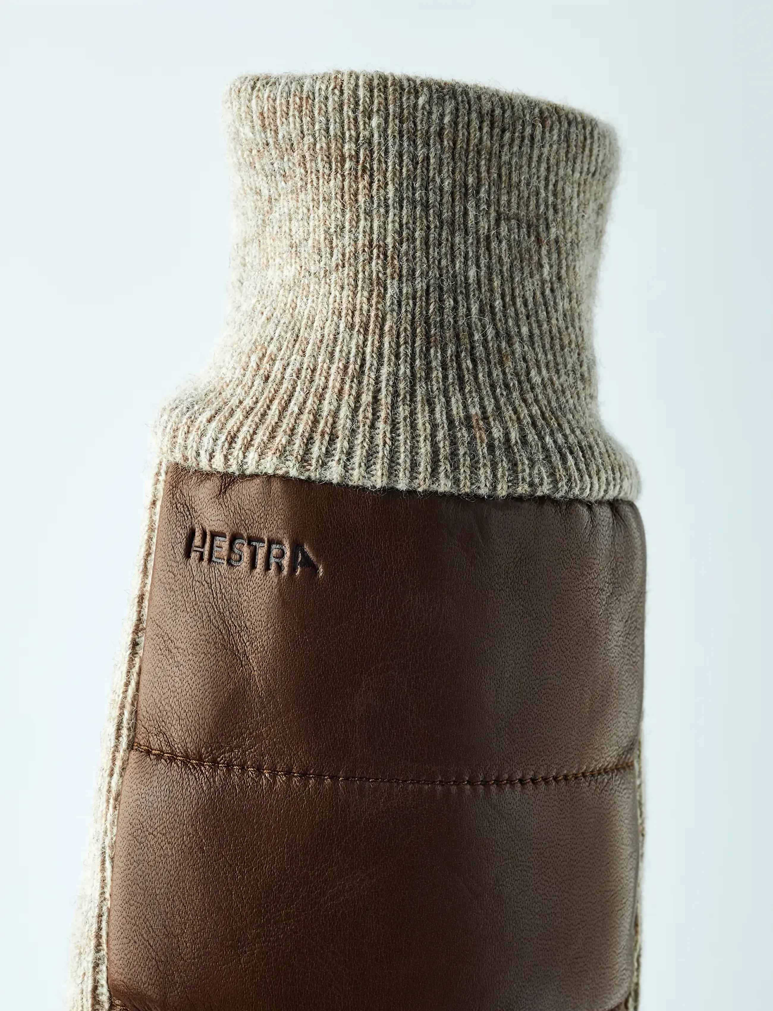 Hestra - Jeanne - nahast kindad - light brown - 3