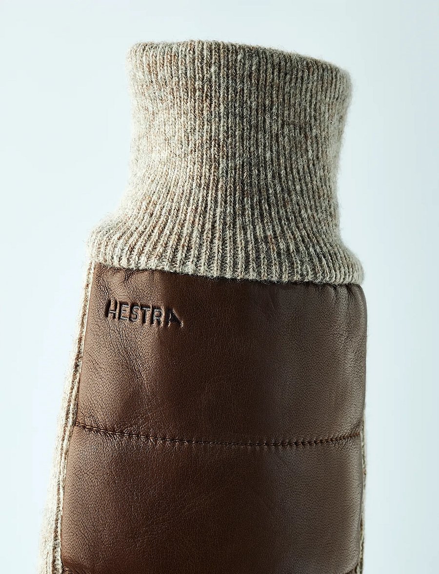 Hestra - Jeanne - nahast kindad - light brown - 3