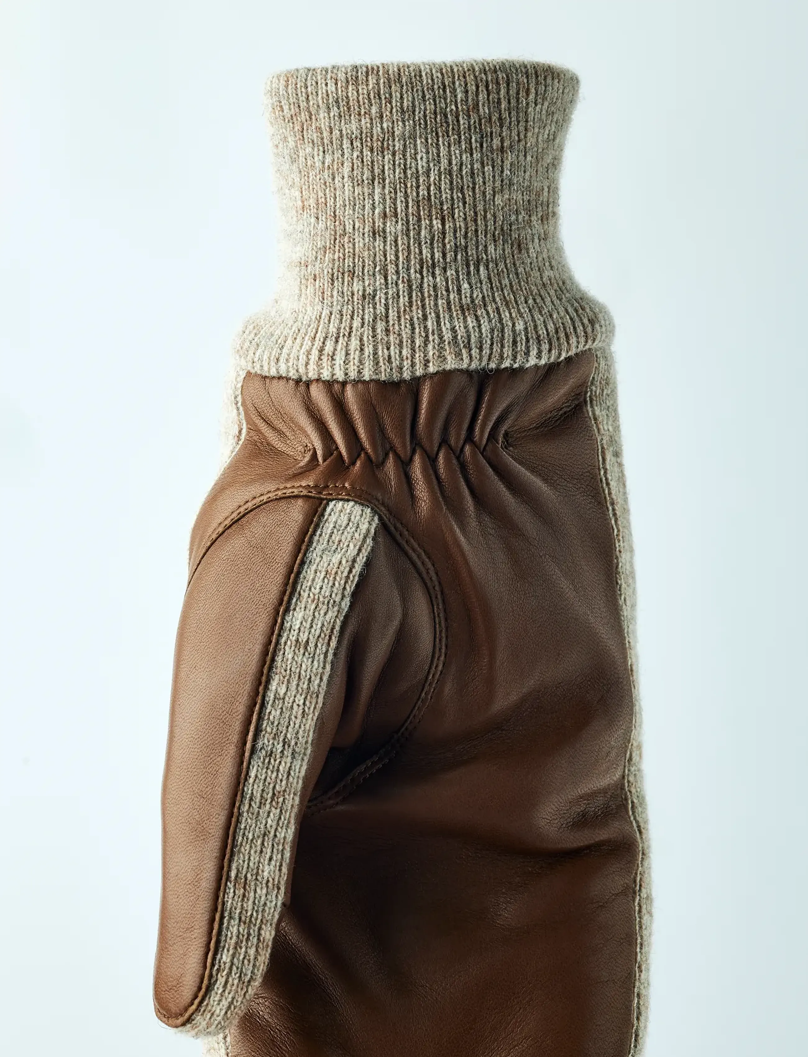 Hestra - Jeanne - nahast kindad - light brown - 4