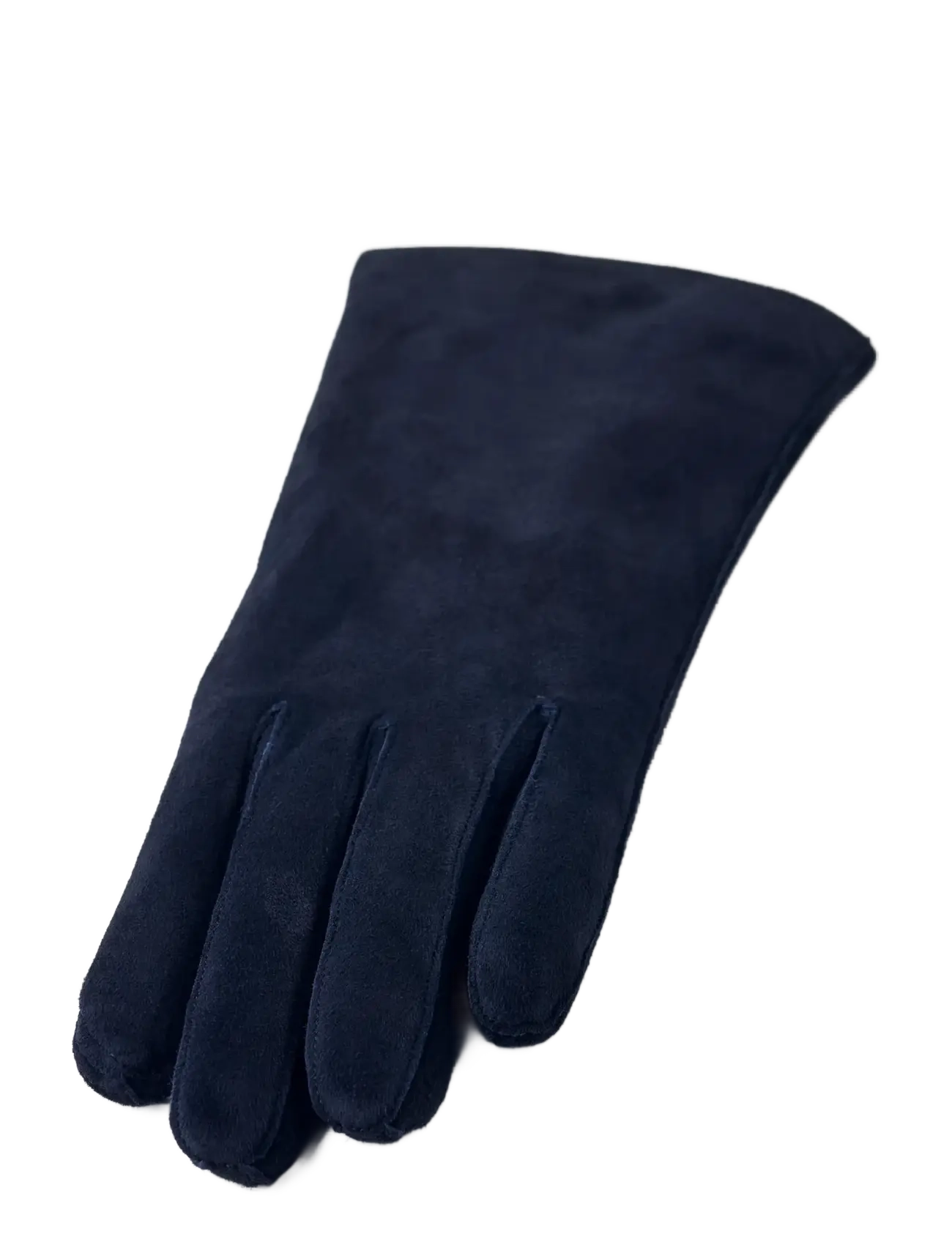 Hestra - Hairsheep Suede Piqué Cashmere 2 Bt - nahast kindad - navy - 1