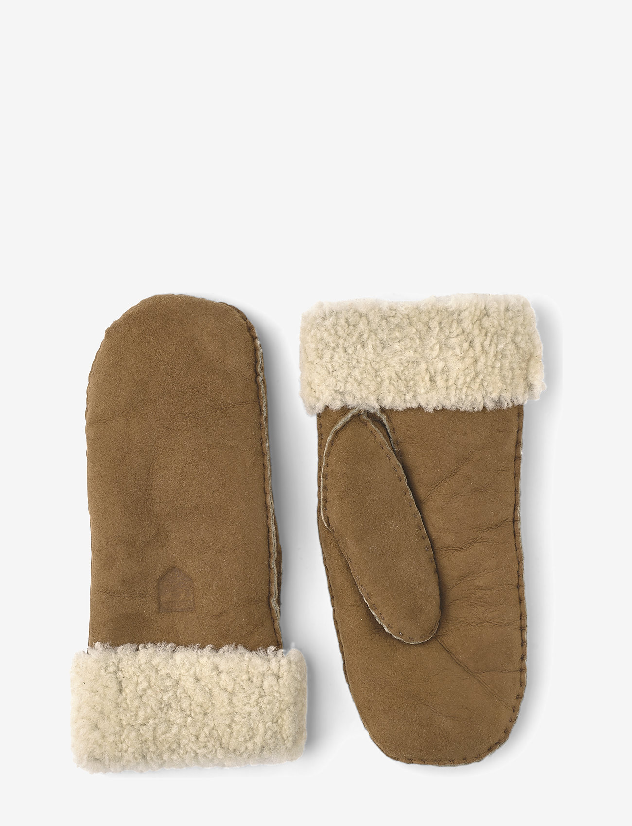 Hestra - Sheepskin Mitt Cork - tumvantar - beige - 0