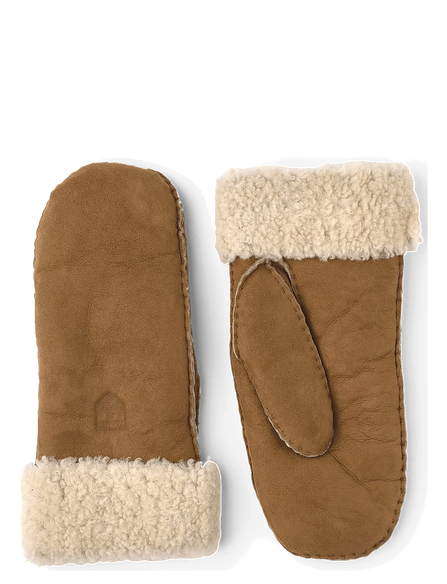 Hestra - Sheepskin Mitt - fäustlinge - beige - 0