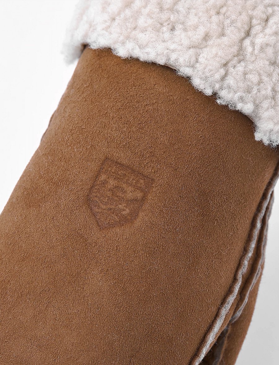 Hestra - Sheepskin Mitt - fäustlinge - beige - 1