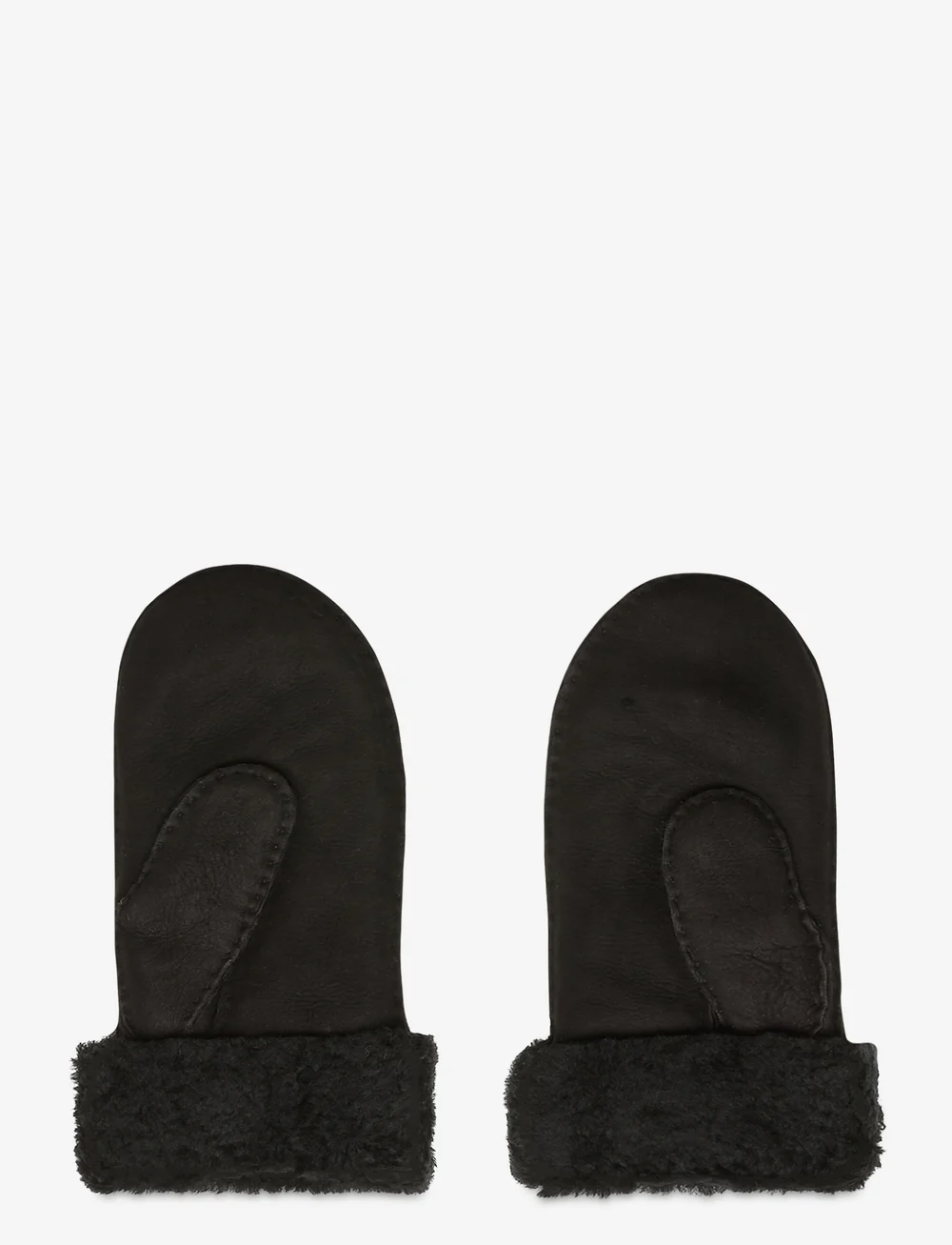 Hestra - Sheepskin Mitt Cork - labakindad - black - 1