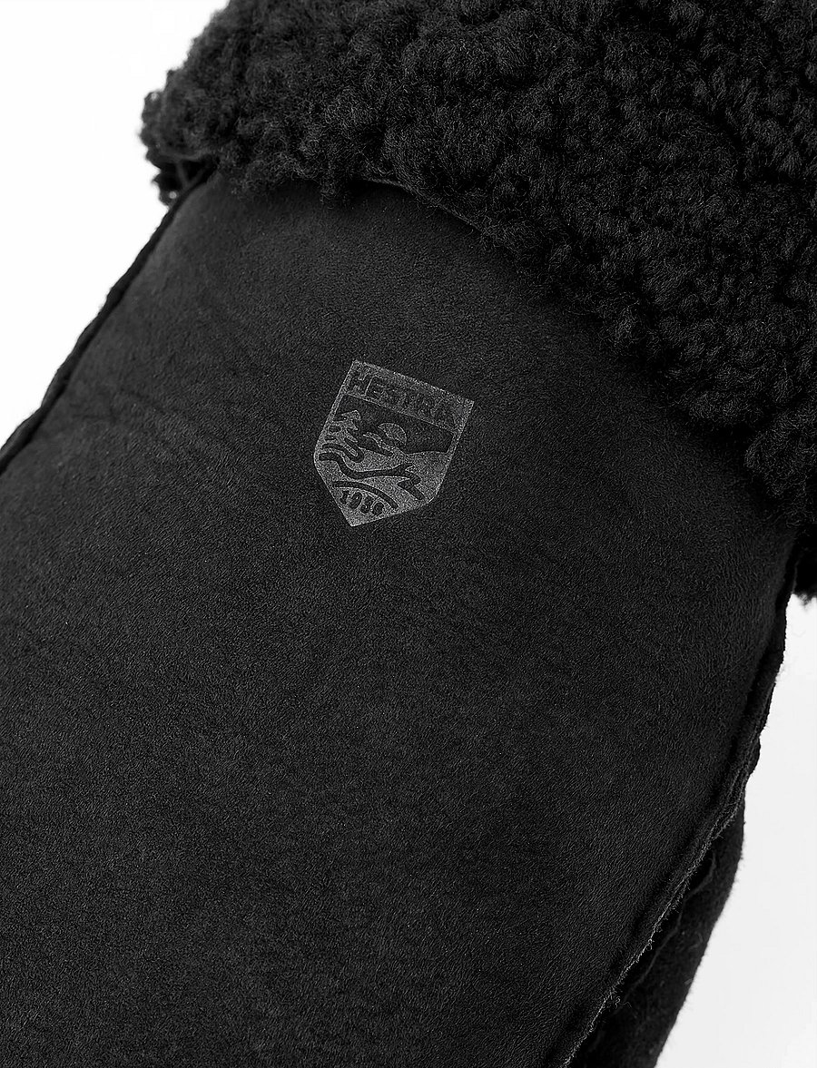 Hestra - Sheepskin Mitt - gants de pouce - black - 1