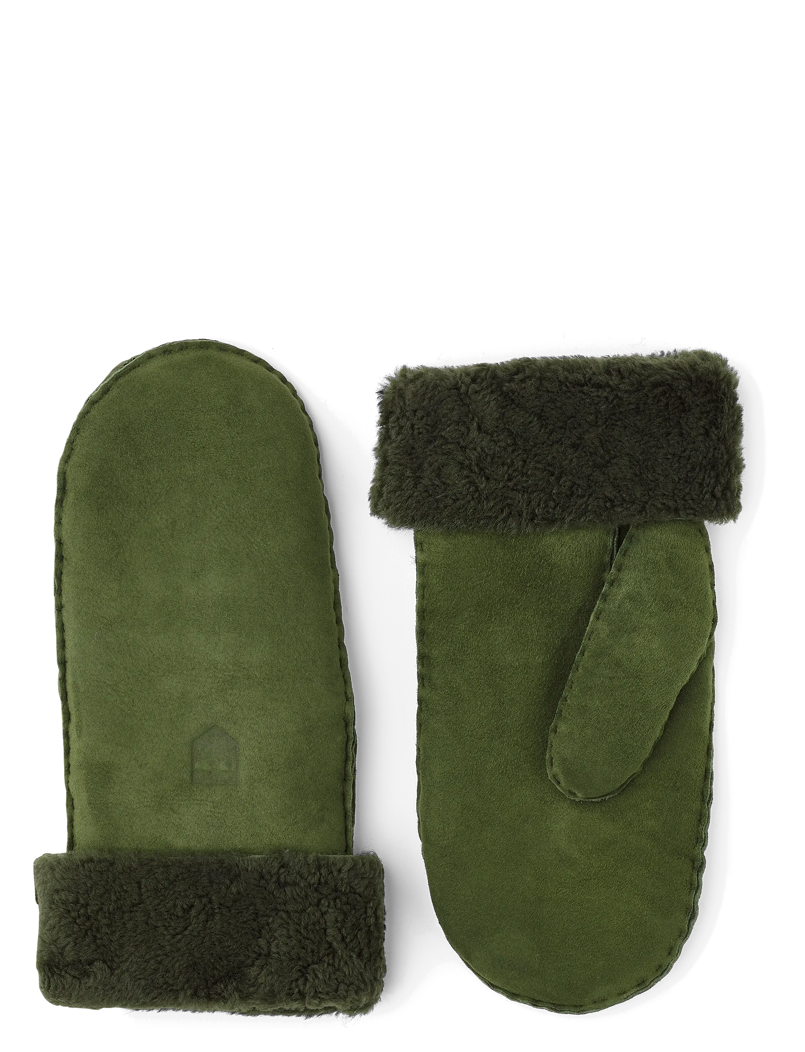 Hestra Sheepskin Mitt, Kvinder, Luffer, Grøn, Str: 9