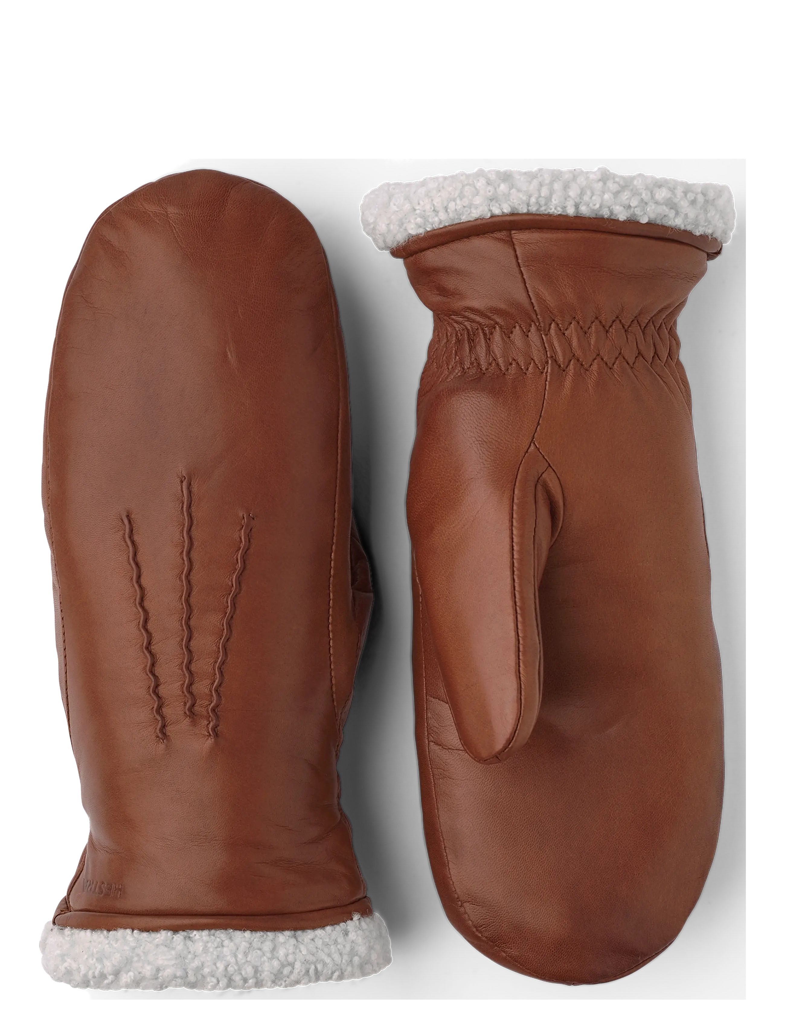 Hestra Kathryn Tabac, 6.5, Gloves, Braun - Thumb Frauen