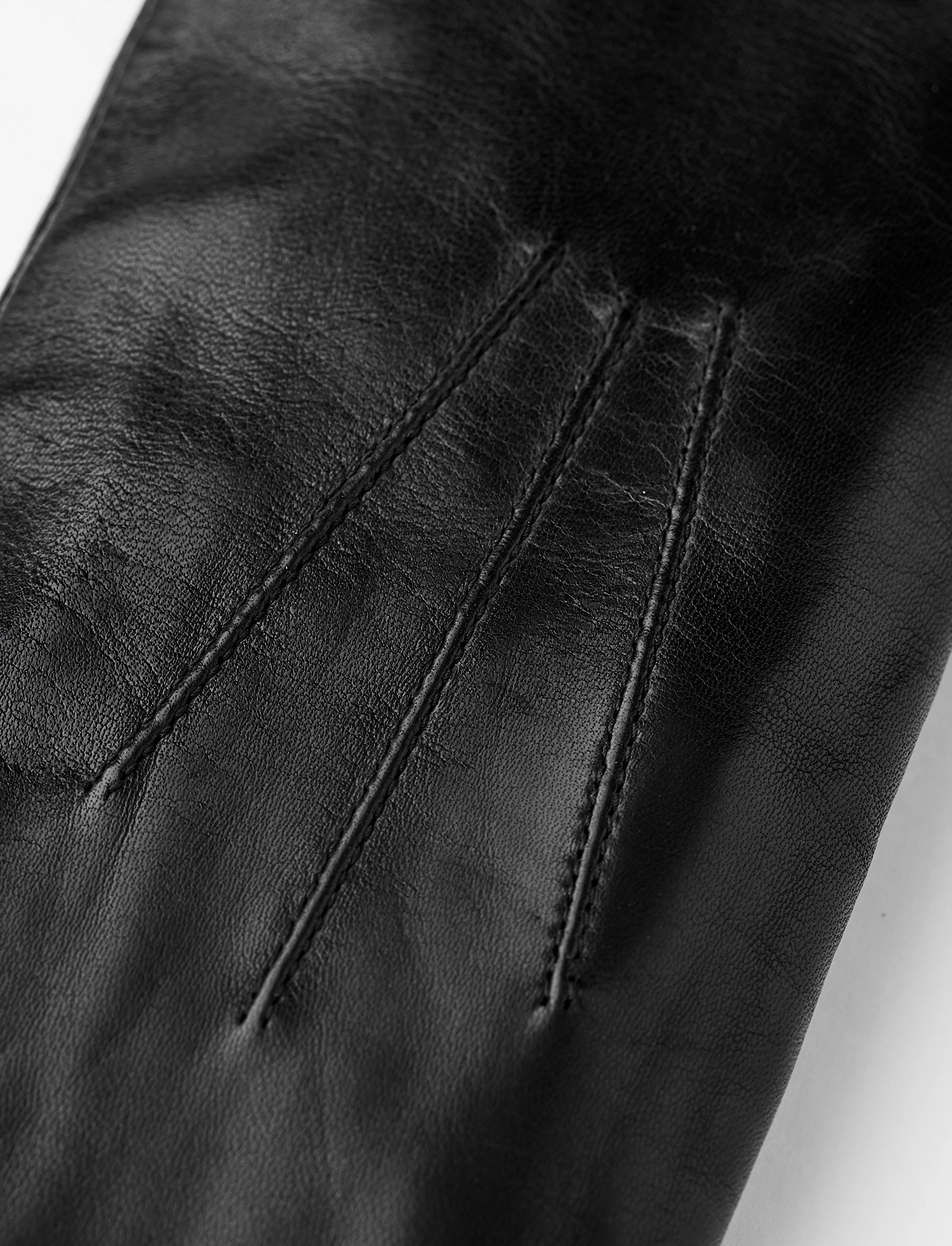 Hestra - Marion - leather gloves - black - 3