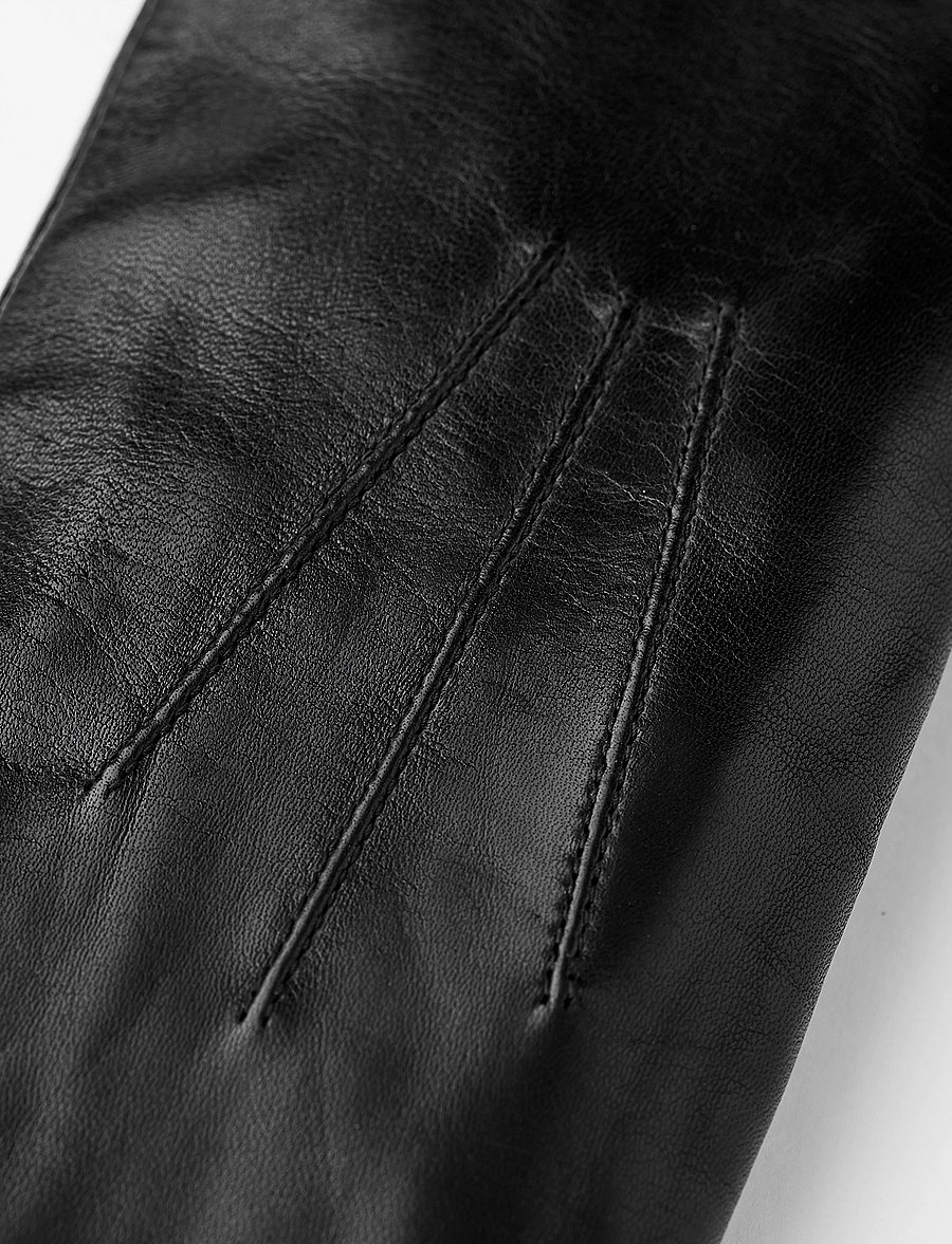 Hestra - Marion - lederhandschuhe - black - 3