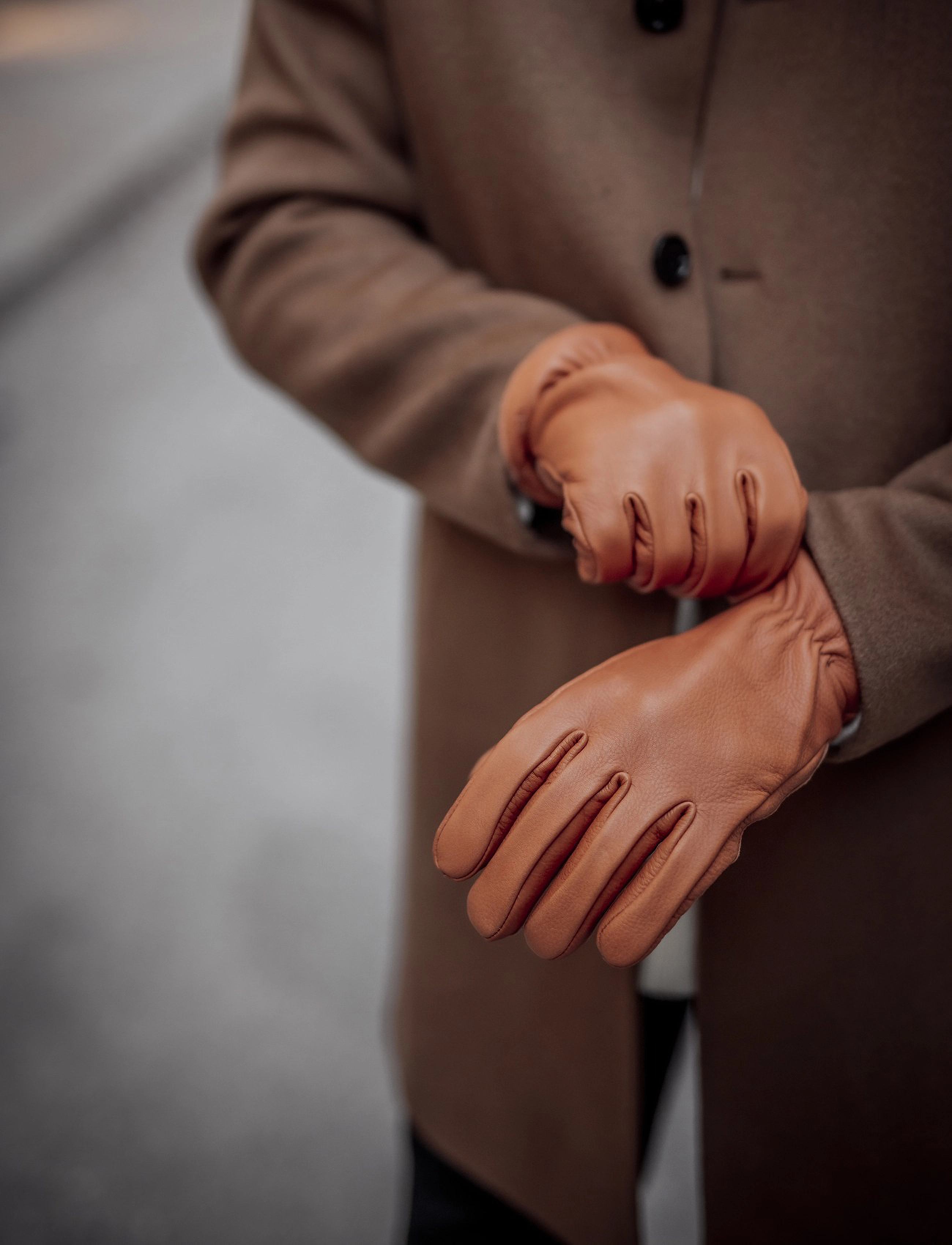 Hestra - Eirik - fingerhandsker - cork - 0