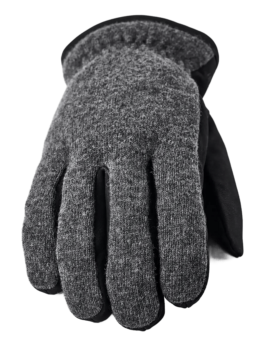 Hestra - Noah - fingervantar - charcoal/black - 1