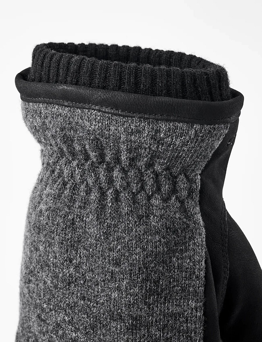 Hestra - Noah - fingervantar - charcoal/black - 2