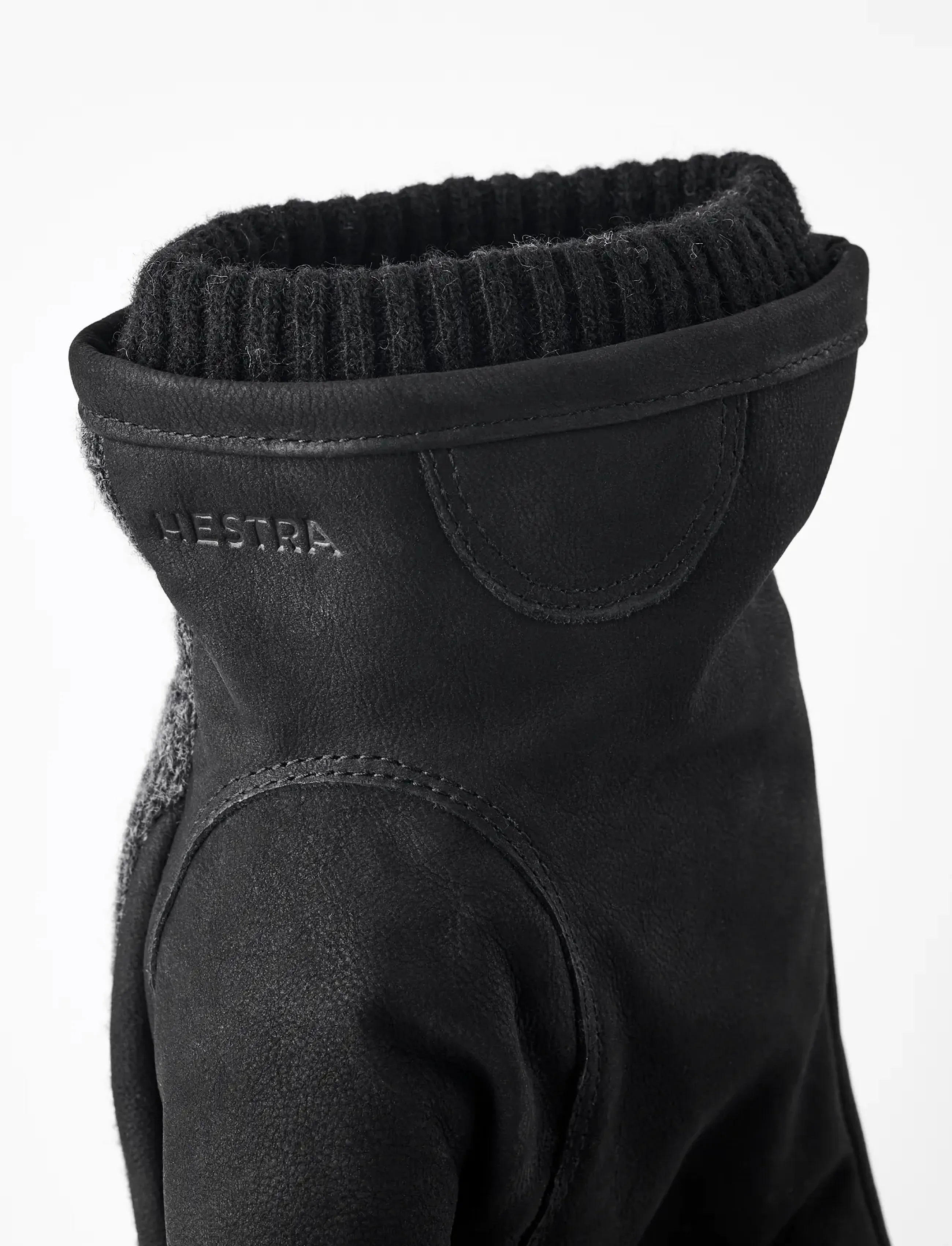 Hestra - Noah - fingervantar - charcoal/black - 3