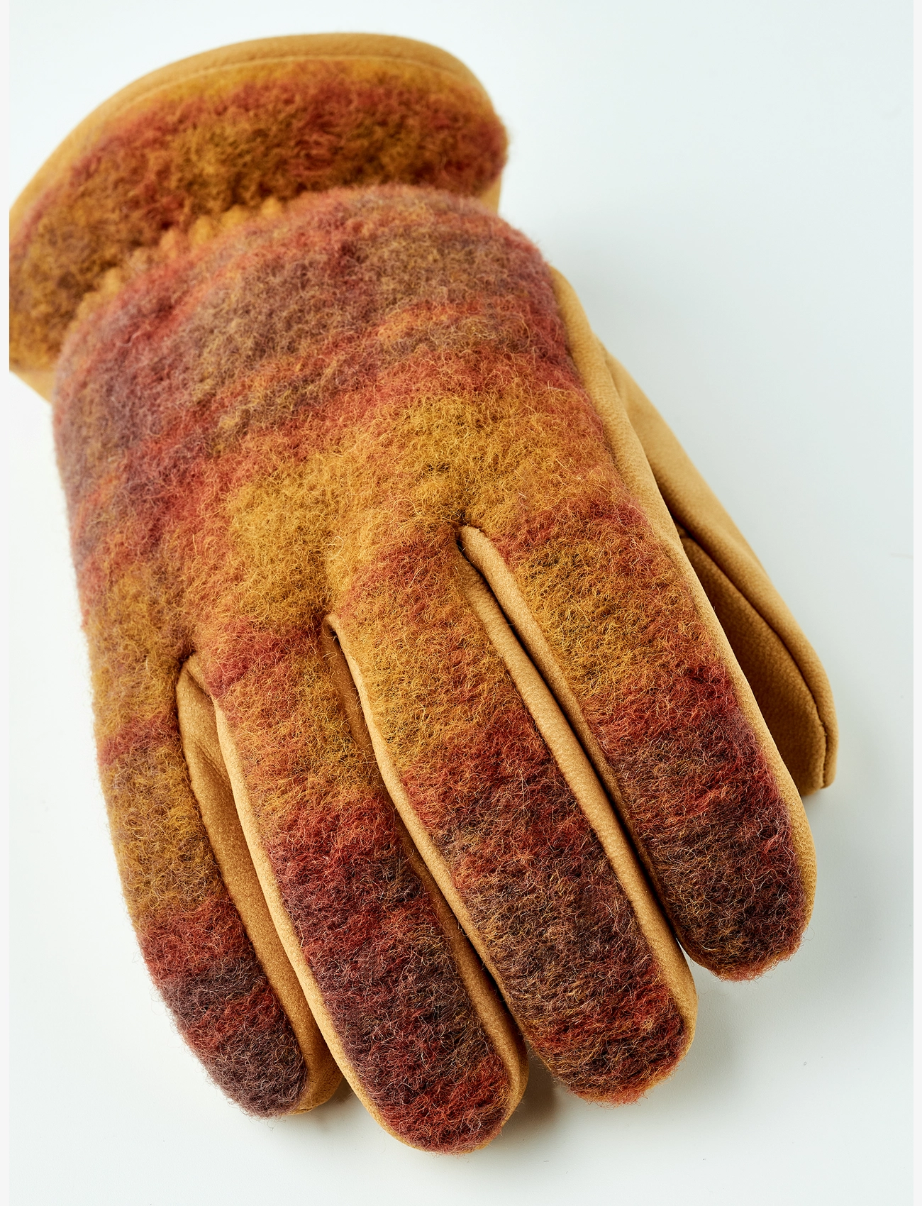 Hestra - Noah - fingervantar - mustard multi - 1