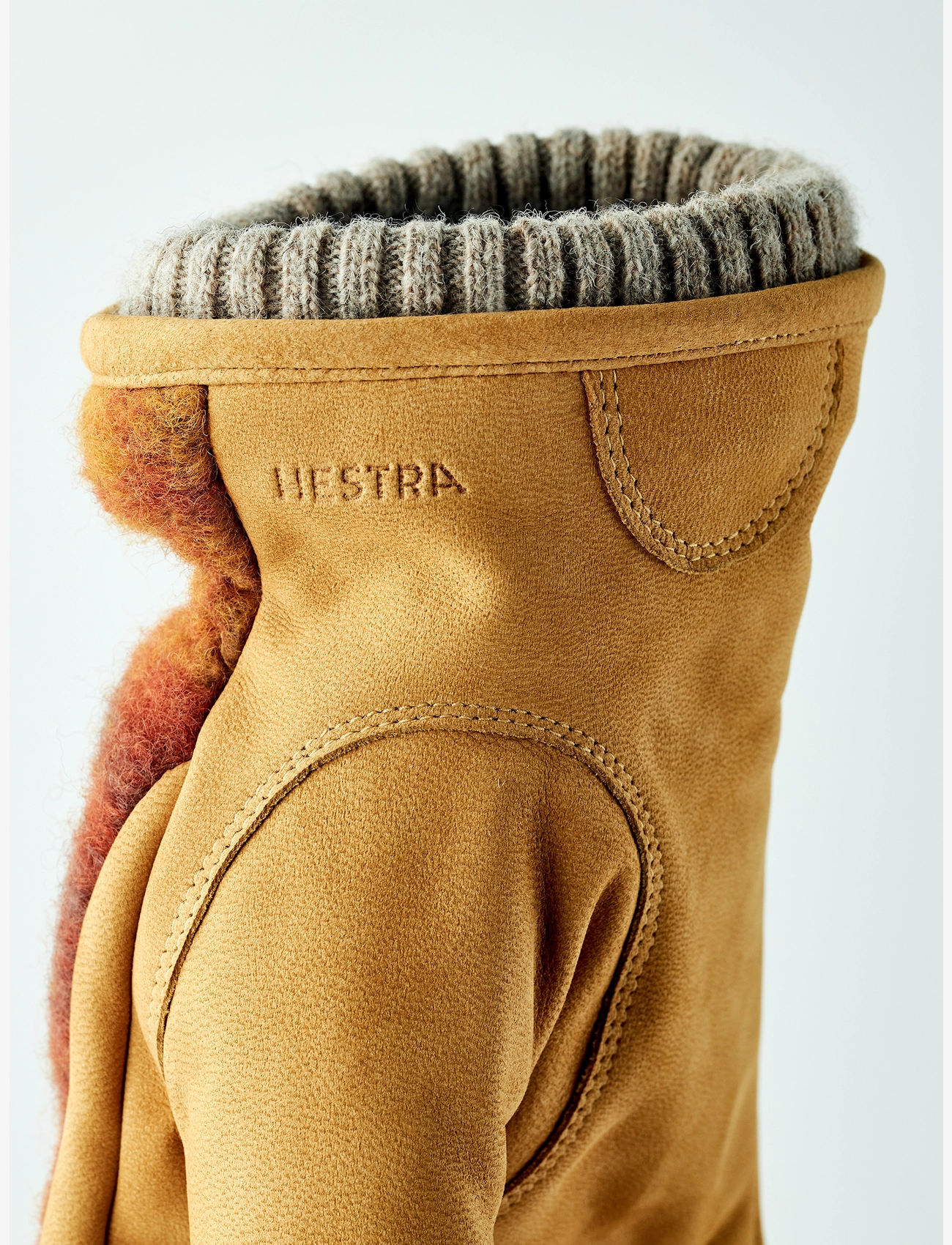 Hestra - Noah - fingervantar - mustard multi - 3