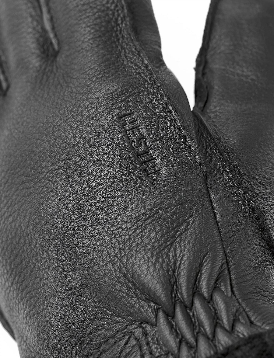 Hestra - Deerskin Primaloft Rib Cork - black - 3