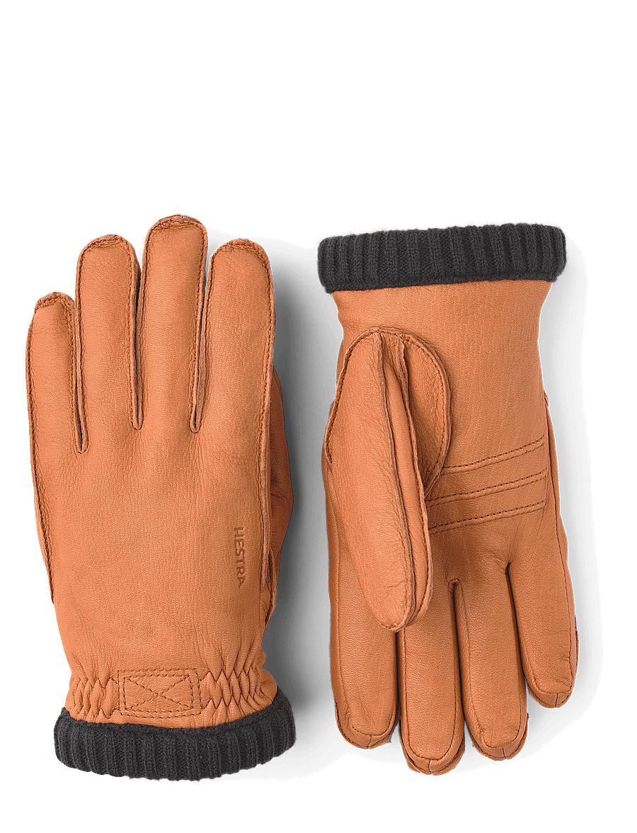 Hestra - Deerskin Primaloft Rib - accessories - cork - 1
