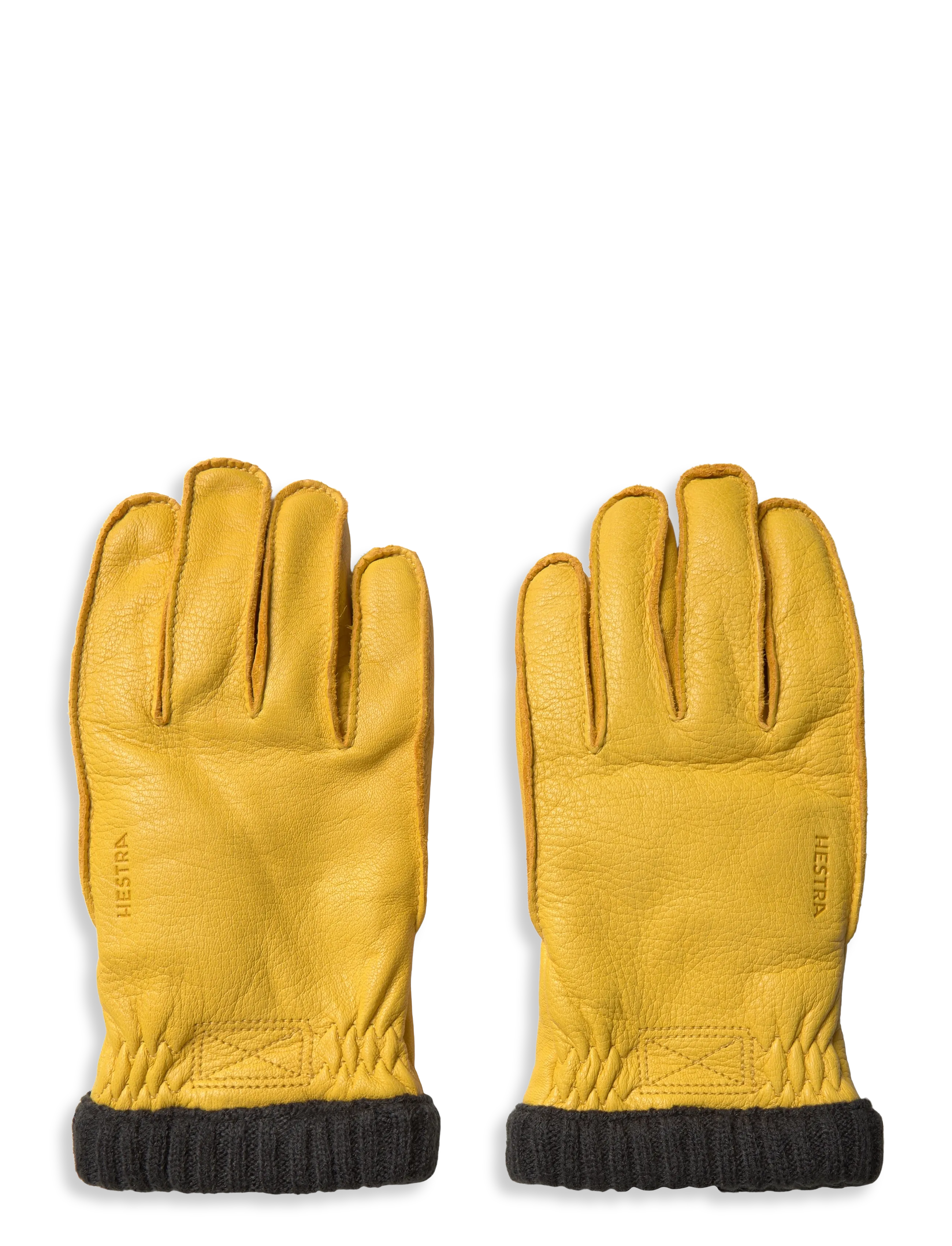 Hestra - Deerskin Primaloft Rib - fylgihlutir - natural yellow - 0
