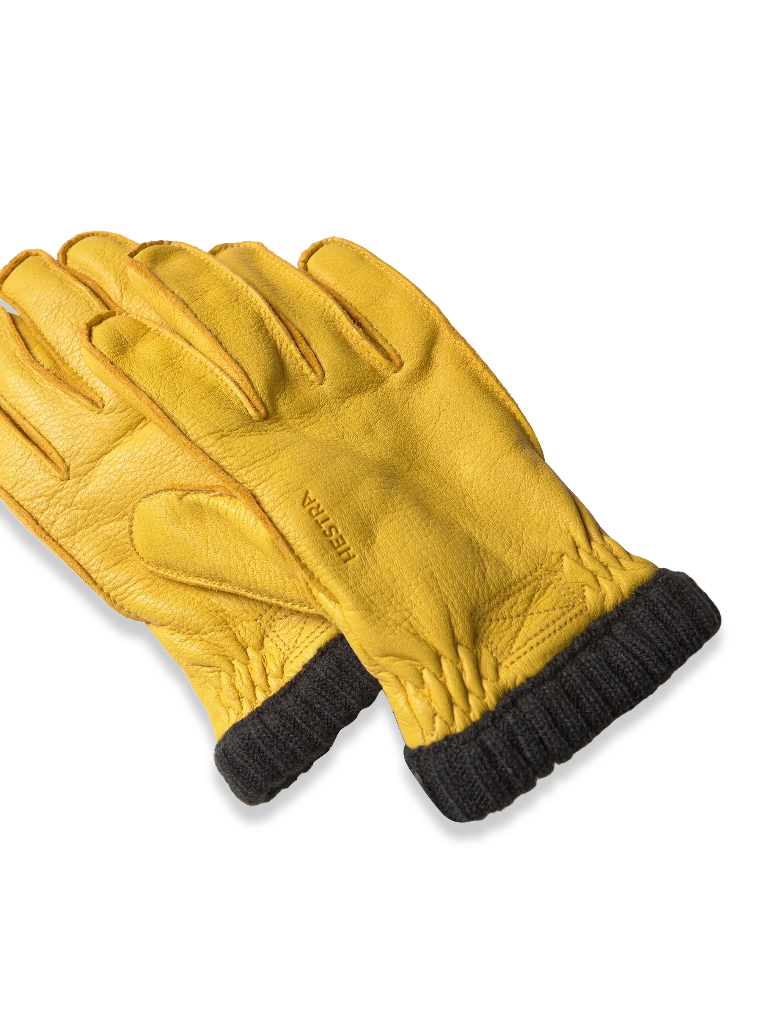 Hestra - Deerskin Primaloft Rib - fylgihlutir - natural yellow - 2