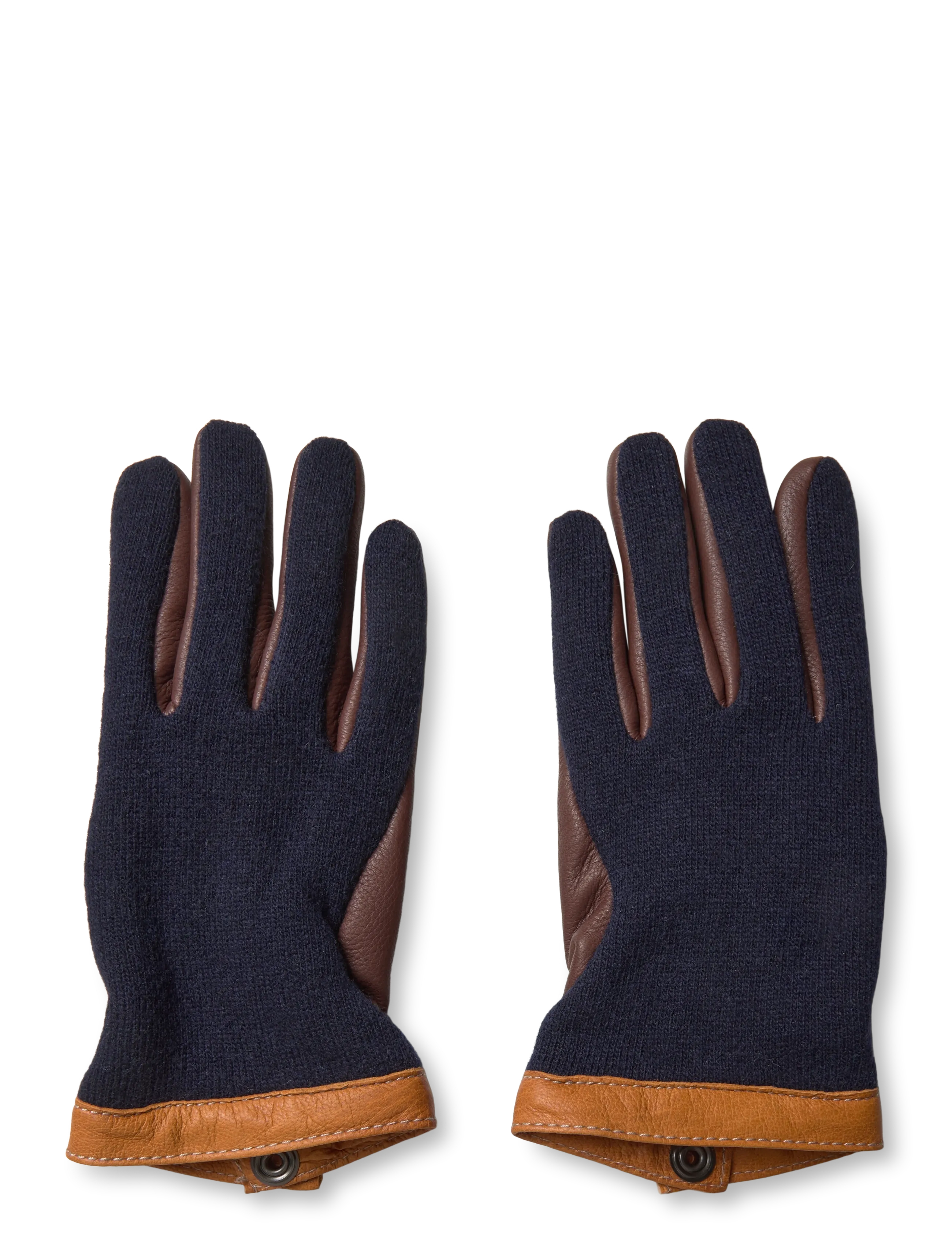Hestra - Deerskin Wool Tricot - accessoarer - navy/chocolate - 2