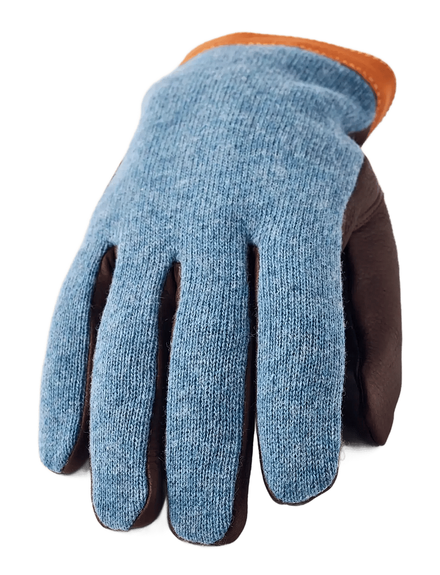 Hestra - Deerskin Wool Tricot - accessories - storm/chocolate - 2