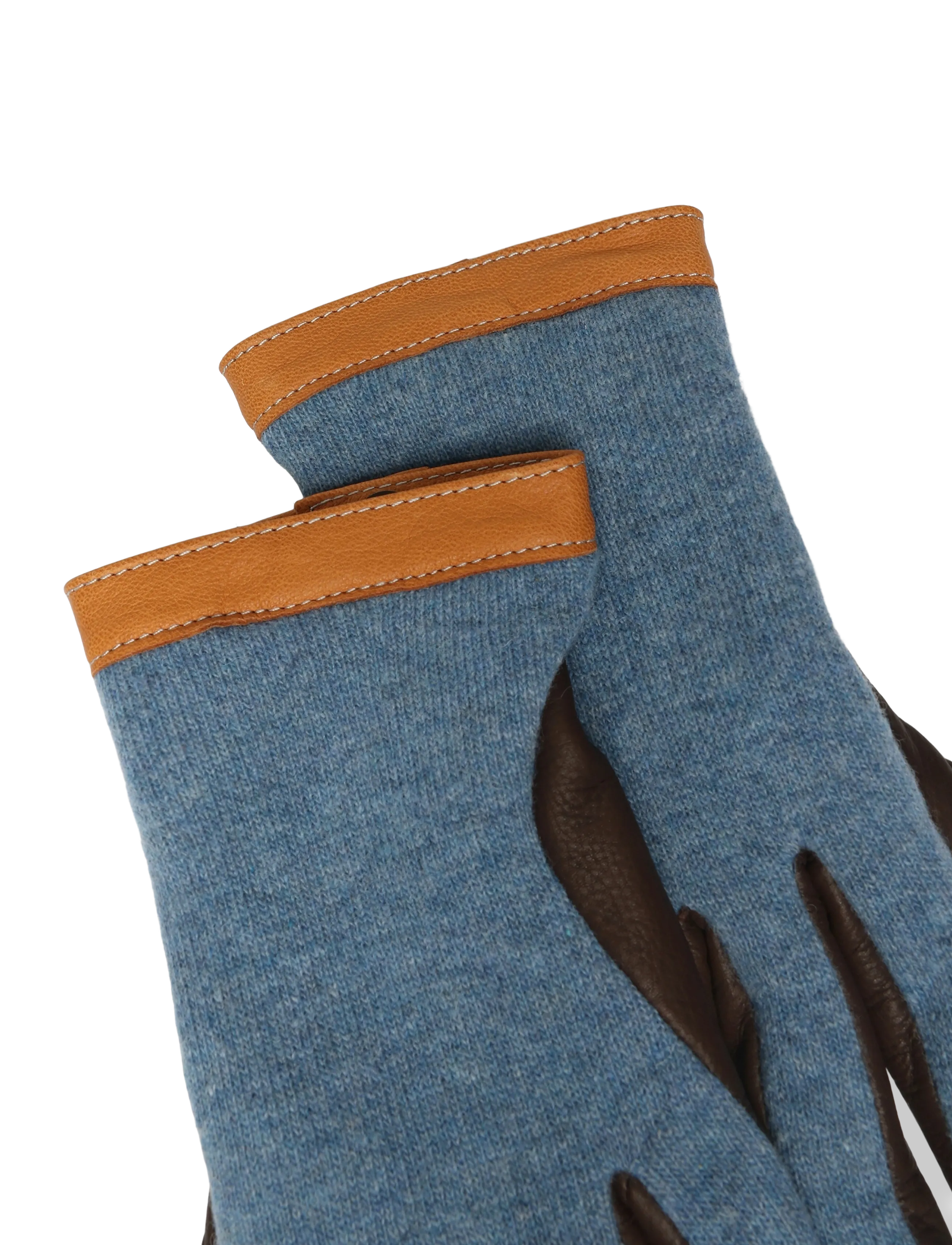 Hestra - Deerskin Wool Tricot - accessoarer - storm/chocolate - 3