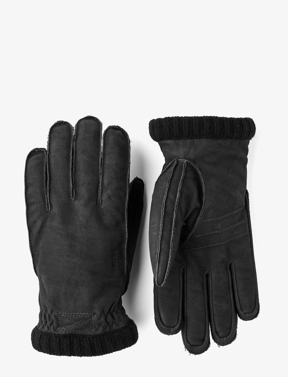 Hestra - Joar Nubuck Black - accessoires - black - 0