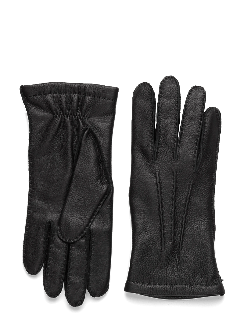 Hestra - Elk Handsewn Cashmere Espresso - aksessuaarid - black - 0