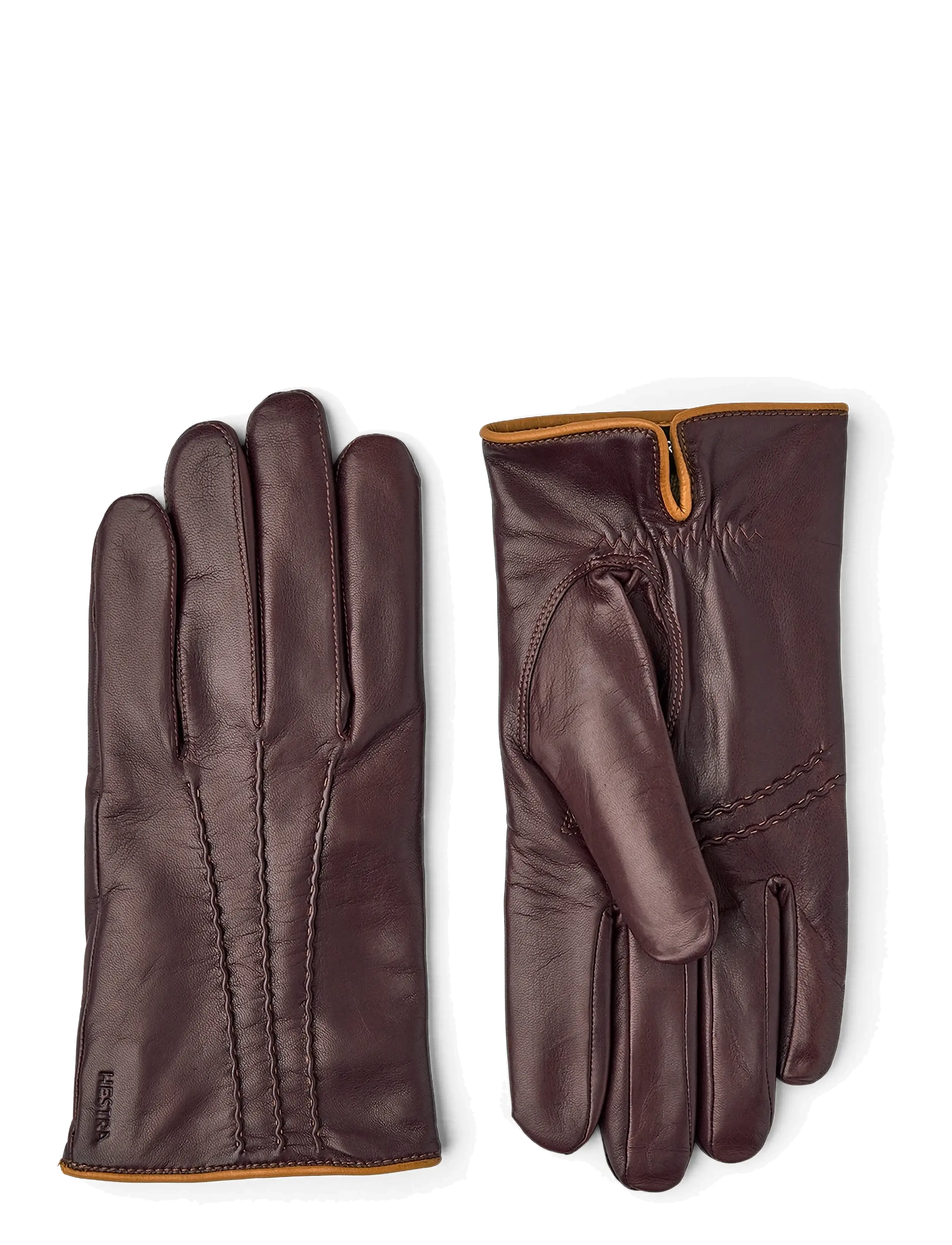 Hestra William, 10, Gloves, Braun - Finger Männerswear