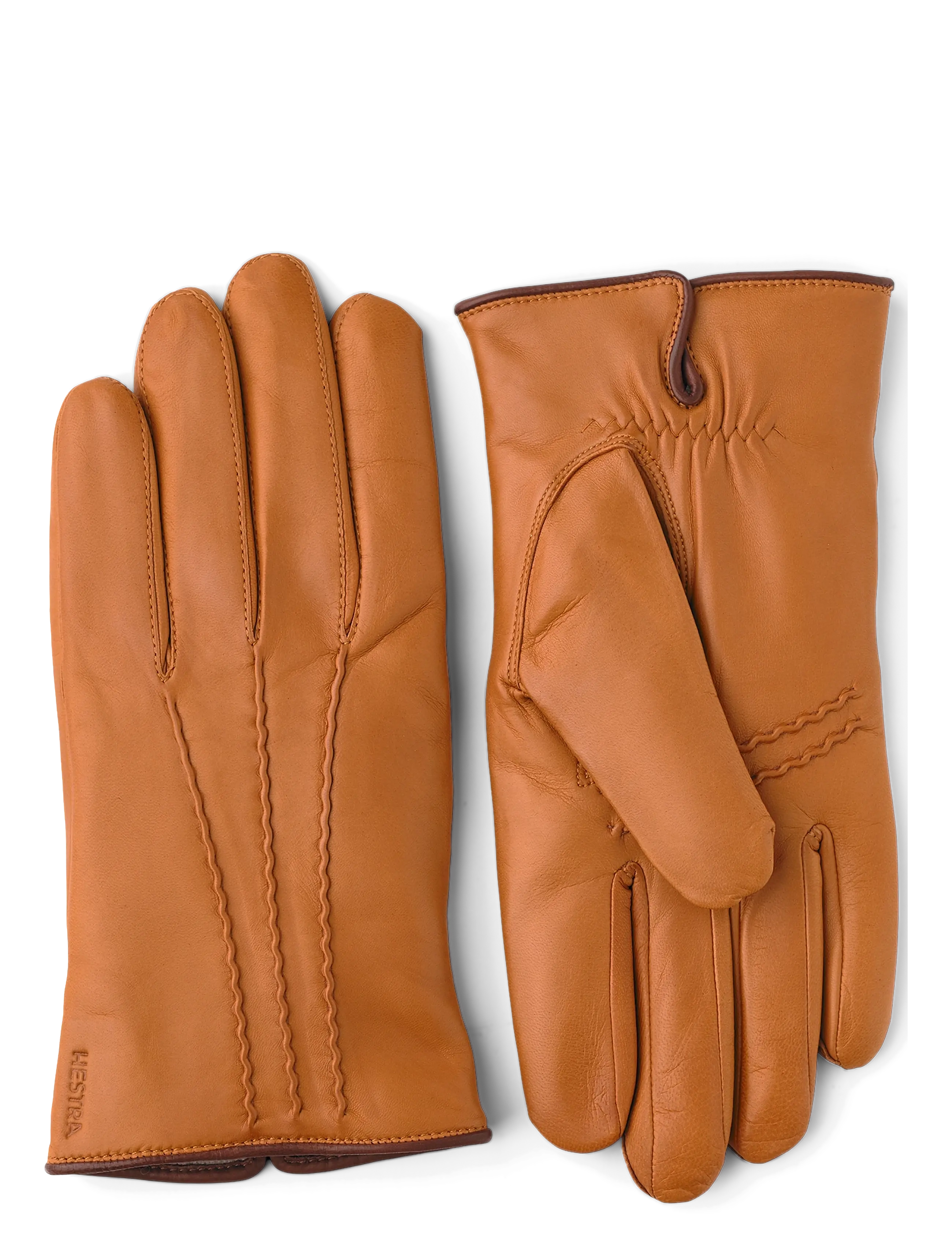 Hestra William, 9.5, Gloves, Beige - Finger Männerswear
