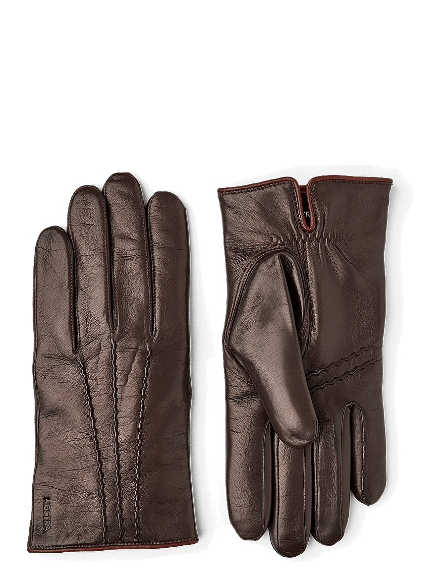 Hestra - William - fingerhandsker - espresso - 1