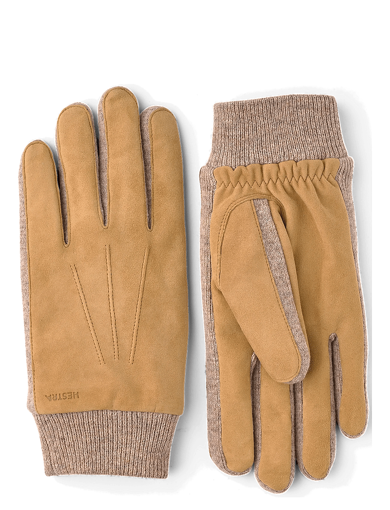 Hestra - Geoffrey Dark olive - accessoires - camel - 0