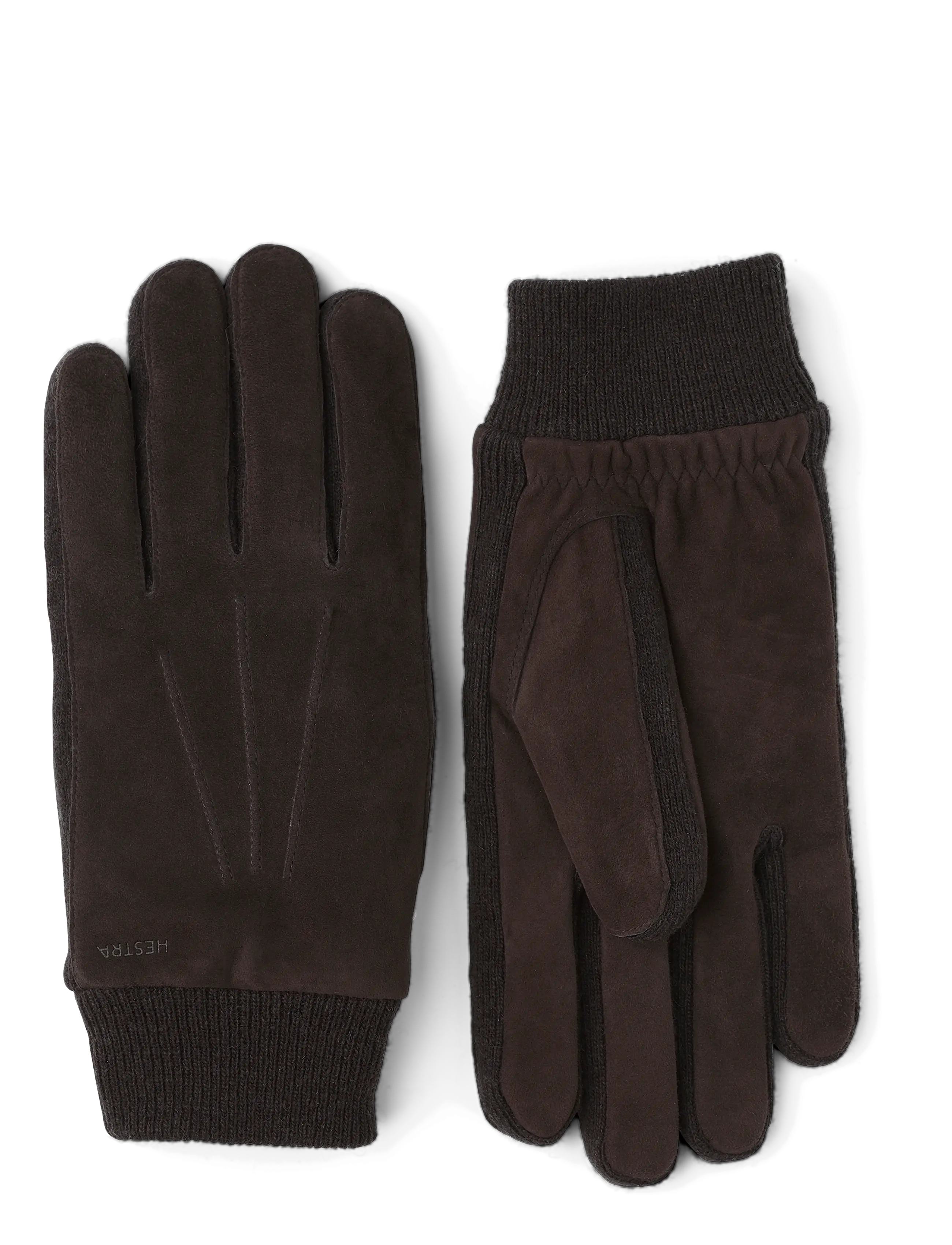 Hestra Geoffrey Dark olive - Handskar - ESPRESSO / brown