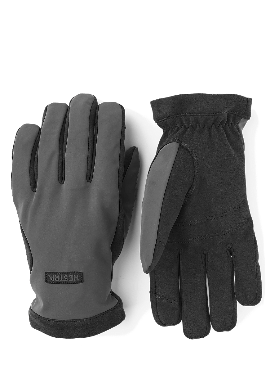 Hestra - Mason Dark grey/Black - fingerhandschuhe - dark grey/black - 1